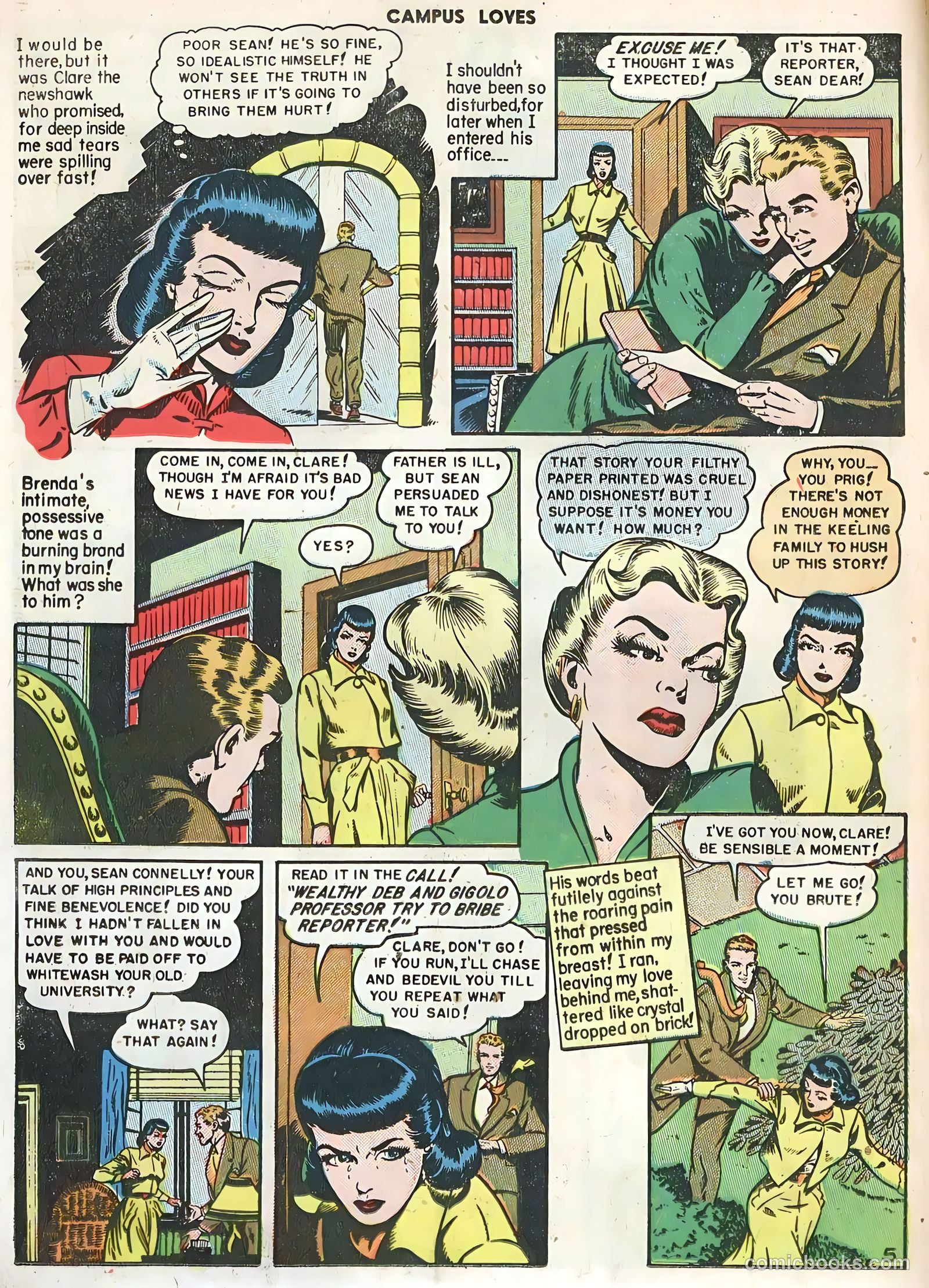 Campus Loves #4 (1950) — page 22 of 36