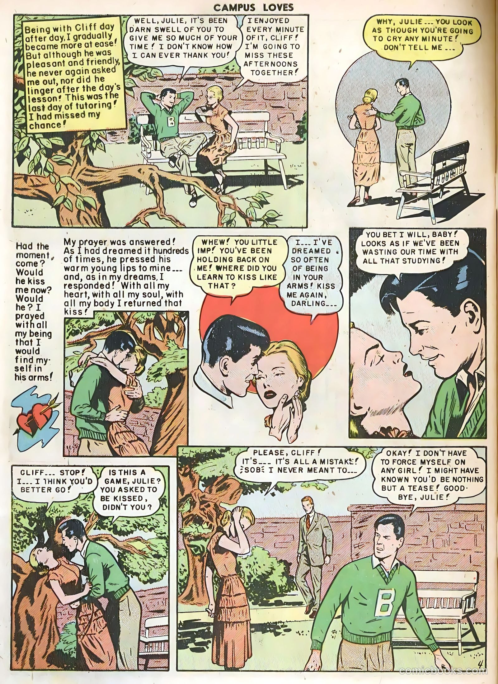 Campus Loves #4 (1950) — page 30 of 36