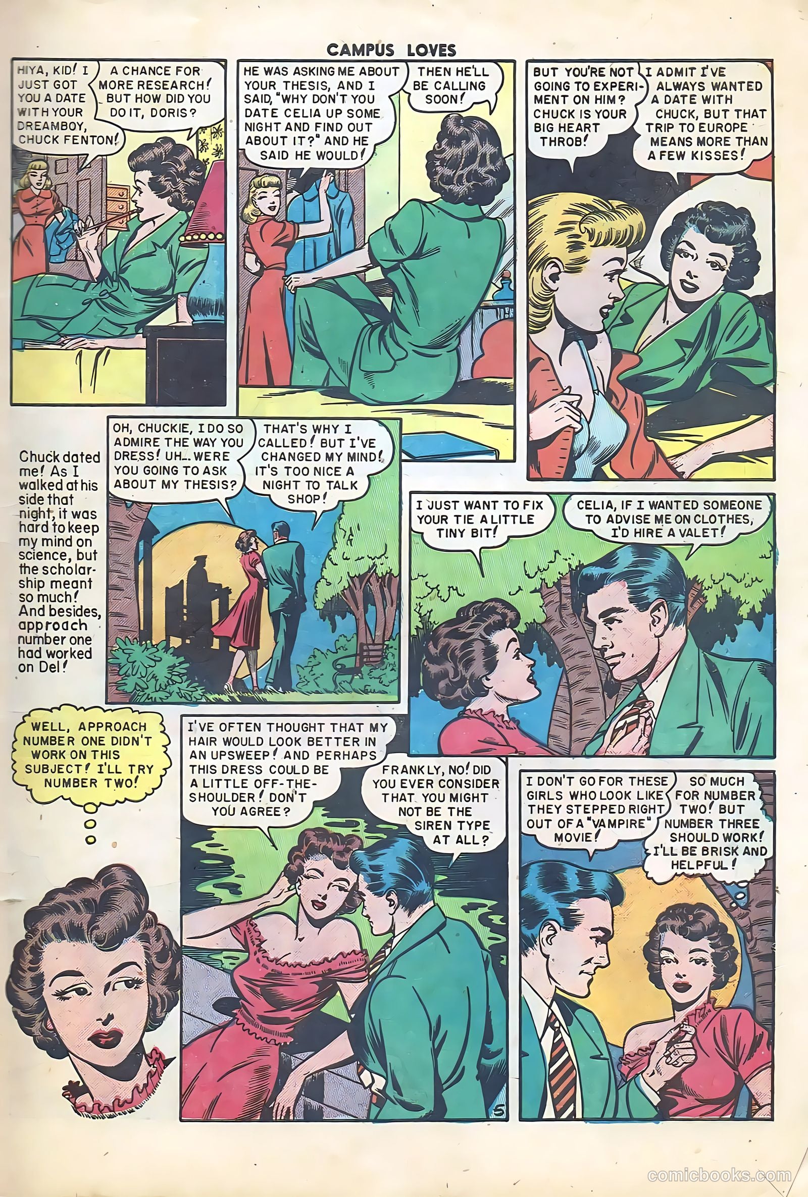 Campus Loves #5 (1950) — page 7 of 51