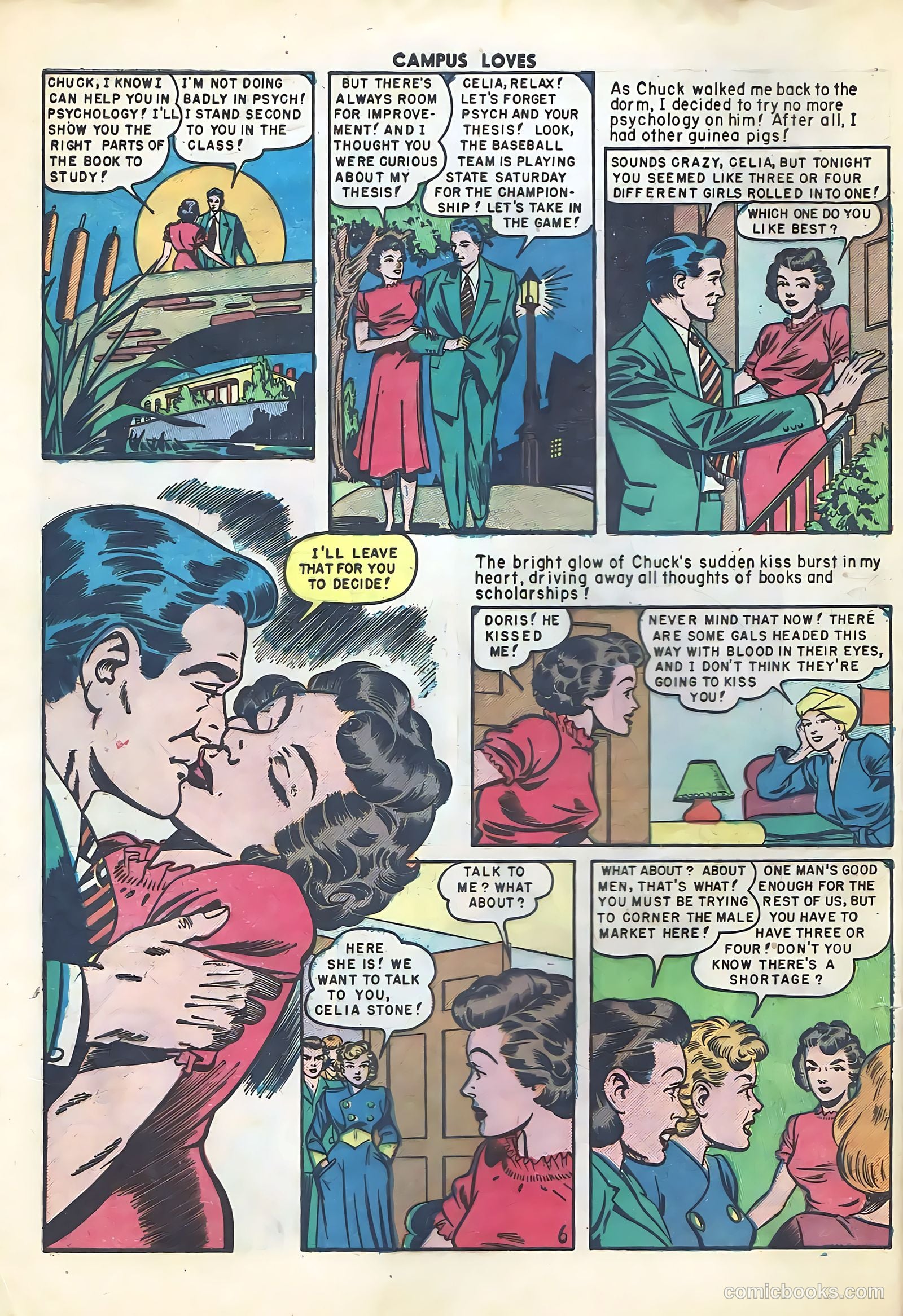 Campus Loves #5 (1950) — page 8 of 51