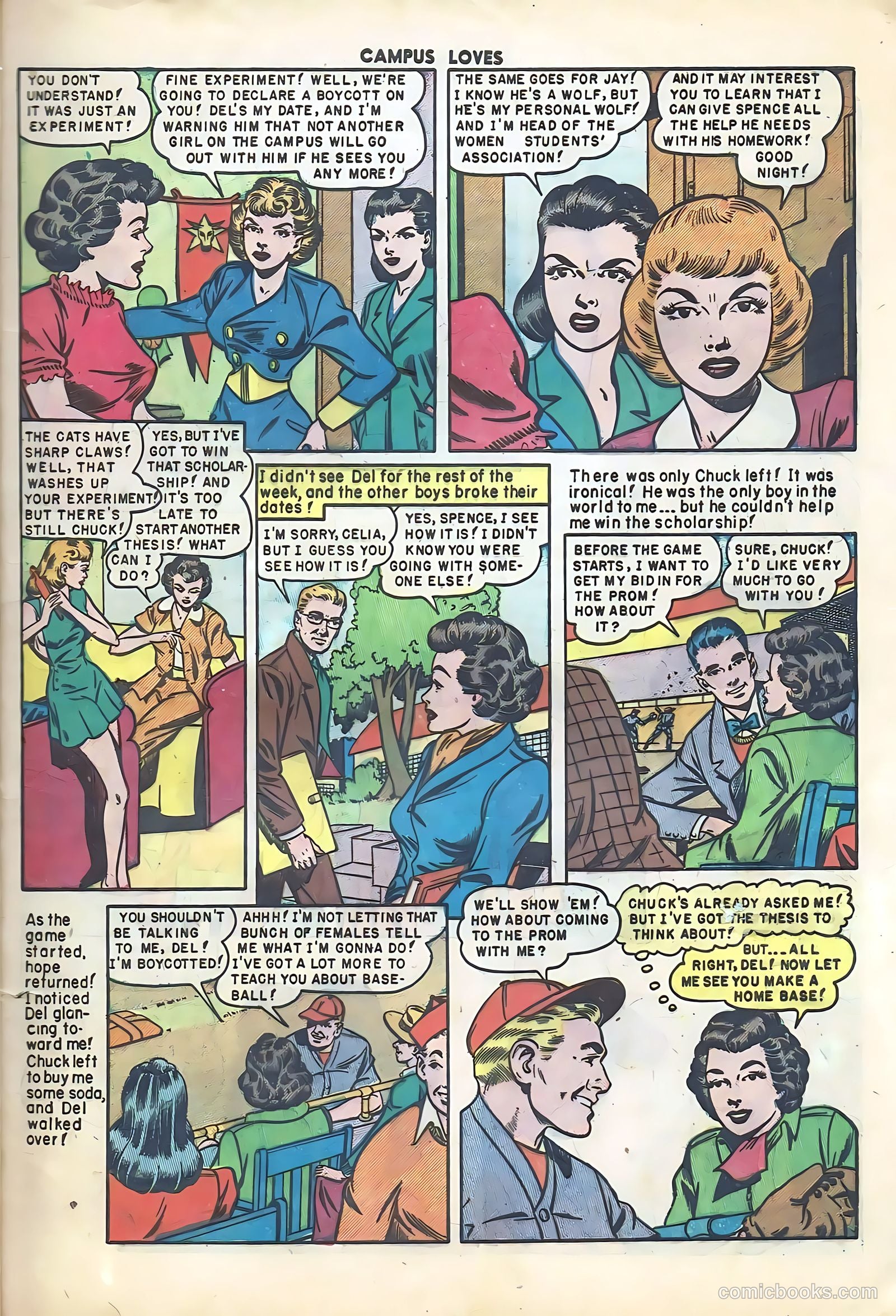 Campus Loves #5 (1950) — page 9 of 51