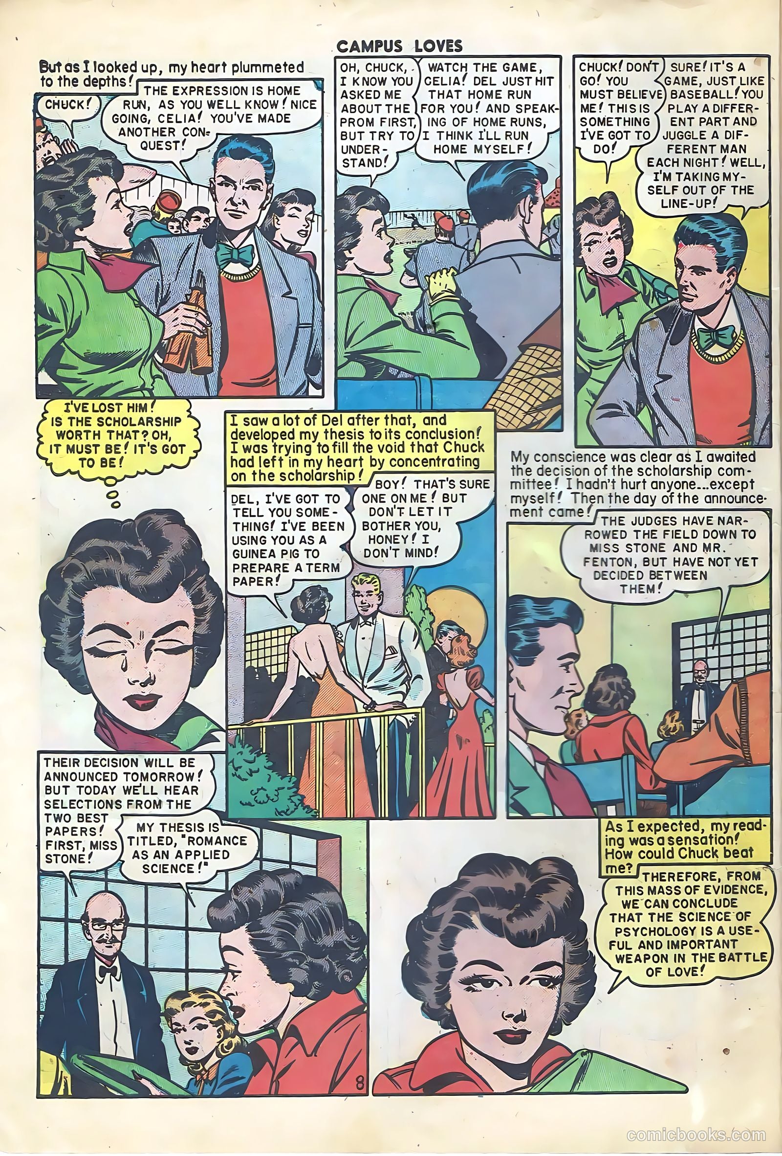 Campus Loves #5 (1950) — page 10 of 51