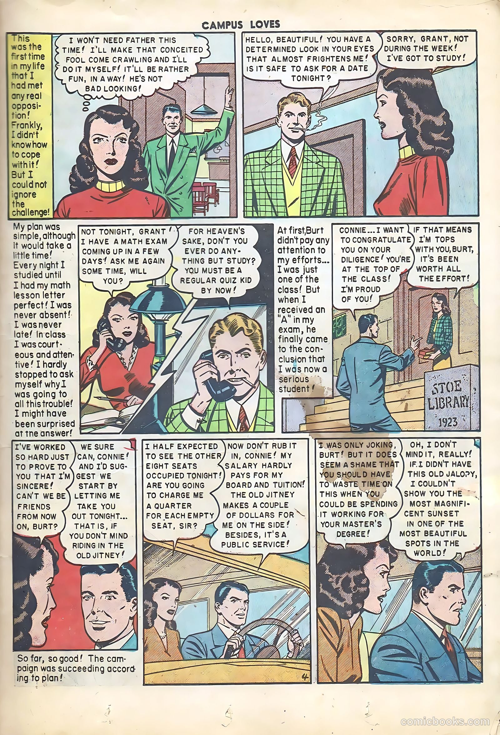 Campus Loves #5 (1950) — page 15 of 51
