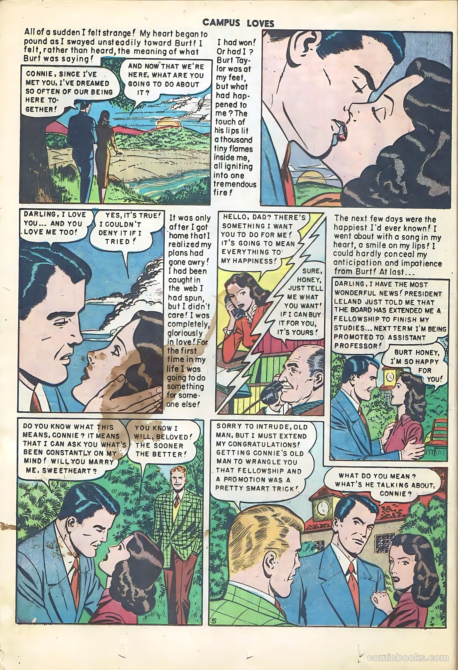 Campus Loves #5 (1950) — page 16 of 51