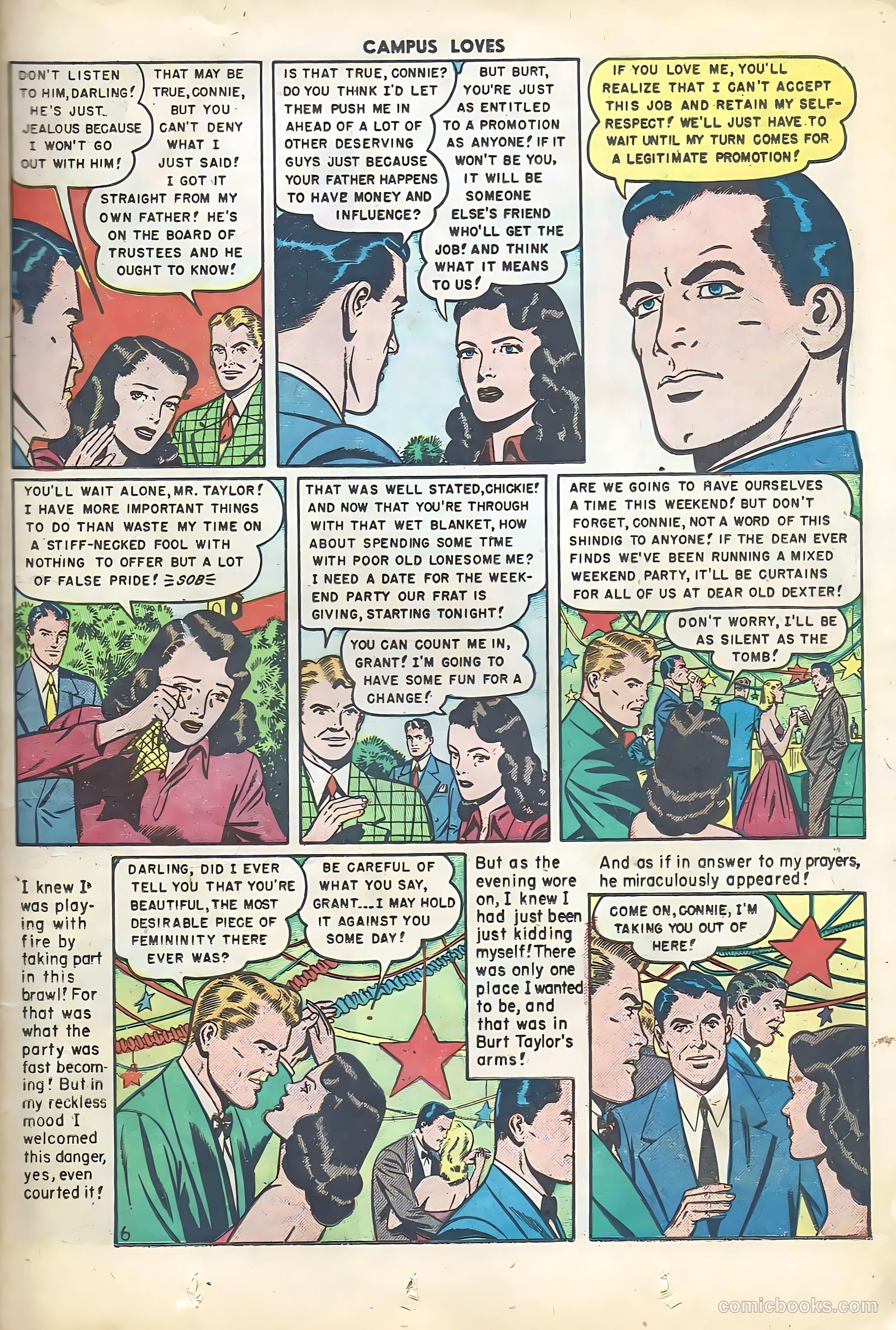 Campus Loves #5 (1950) — page 17 of 51
