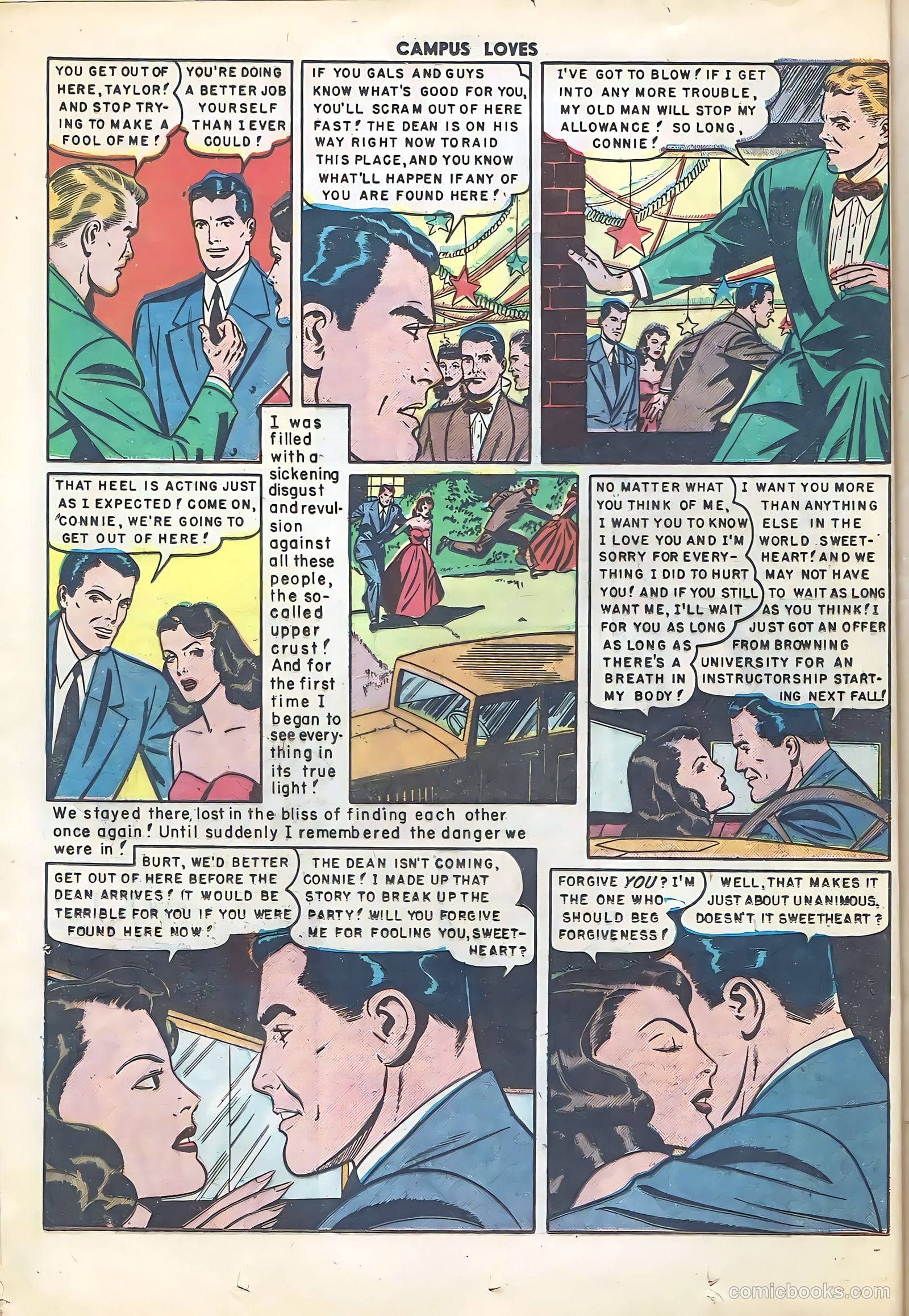 Campus Loves #5 (1950) — page 18 of 51