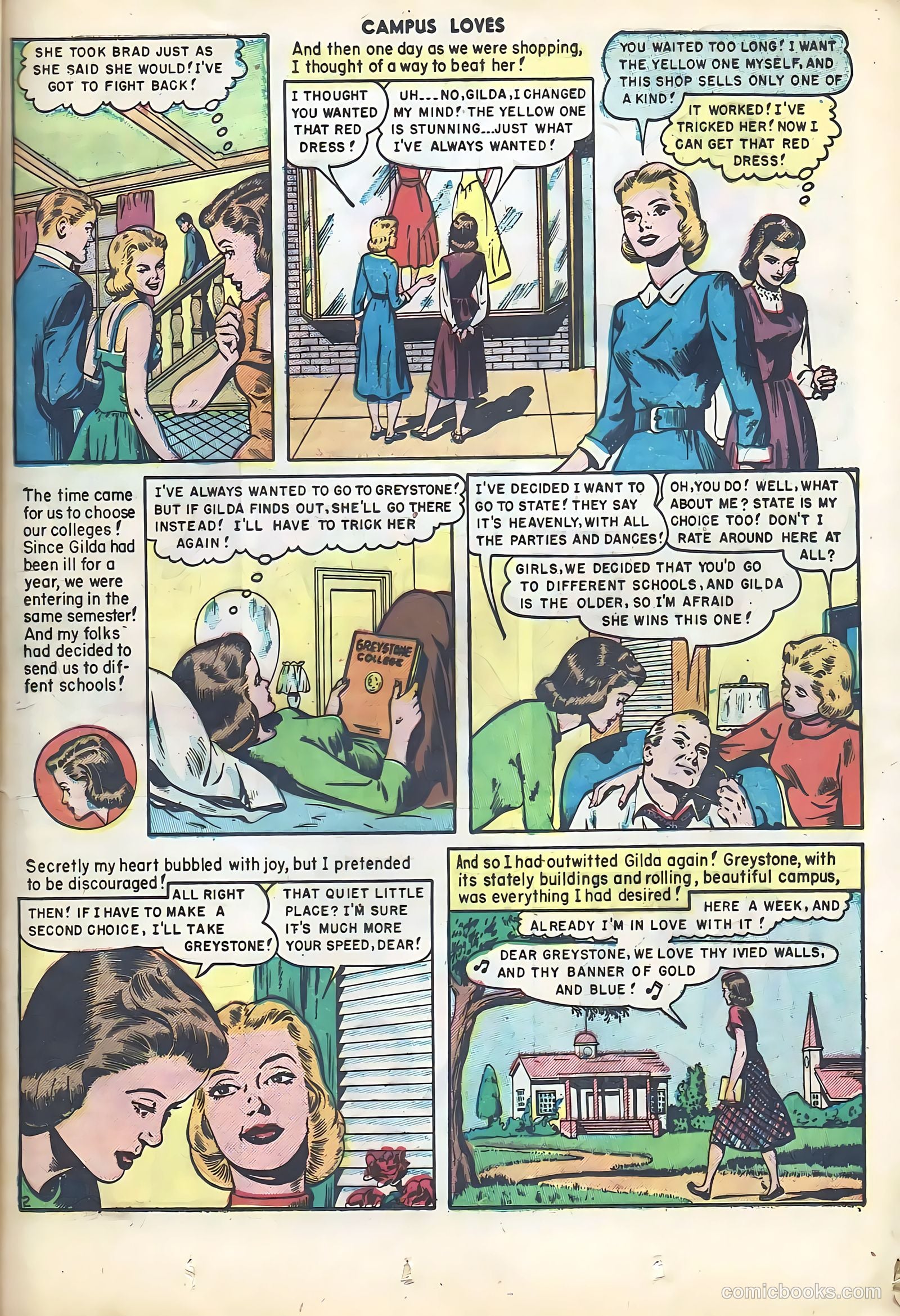 Campus Loves #5 (1950) — page 21 of 51