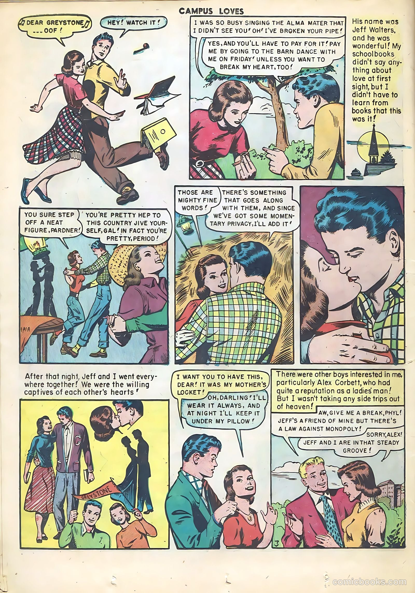 Campus Loves #5 (1950) — page 22 of 51