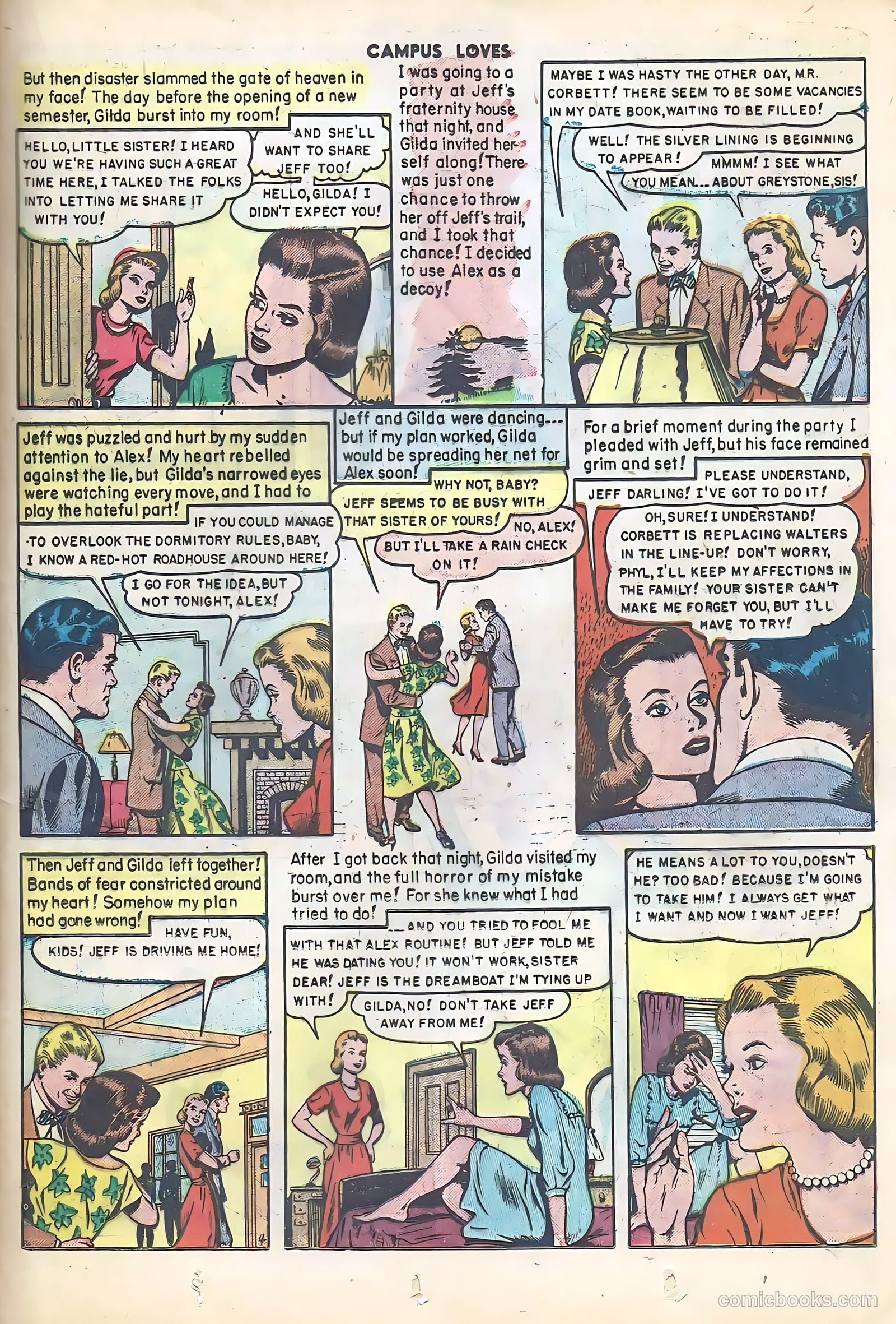 Campus Loves #5 (1950) — page 23 of 51