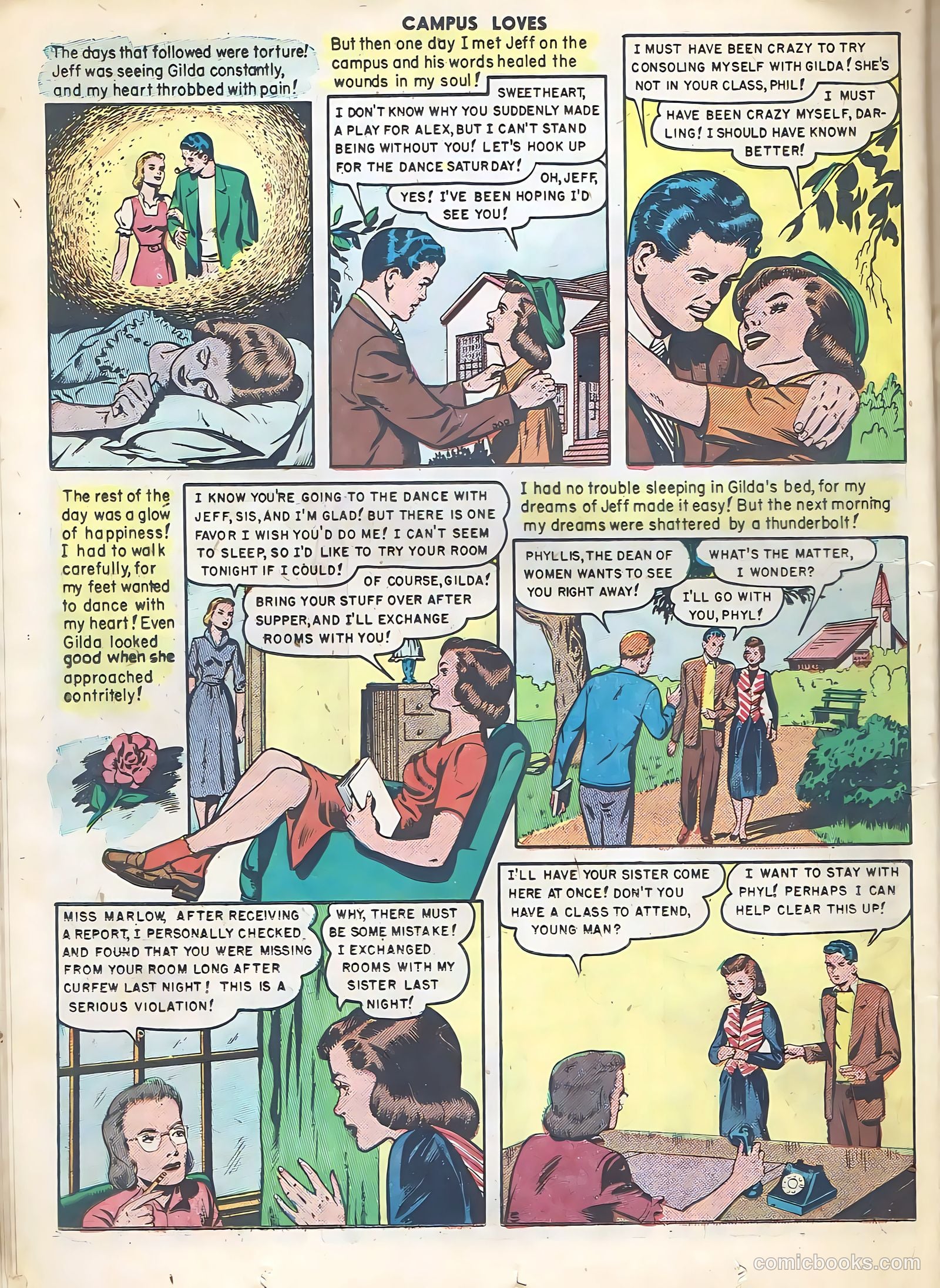 Campus Loves #5 (1950) — page 24 of 51