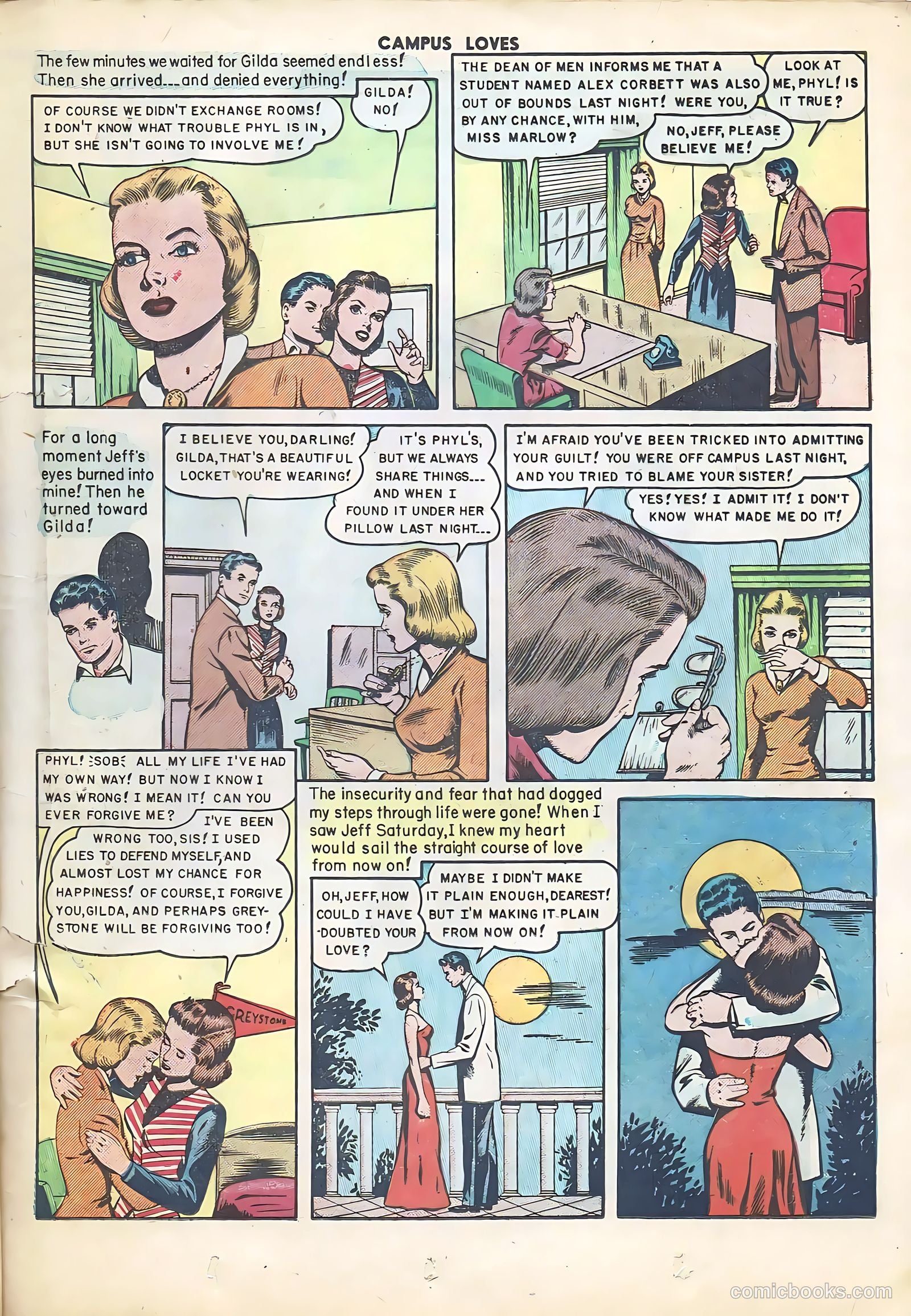 Campus Loves #5 (1950) — page 25 of 51