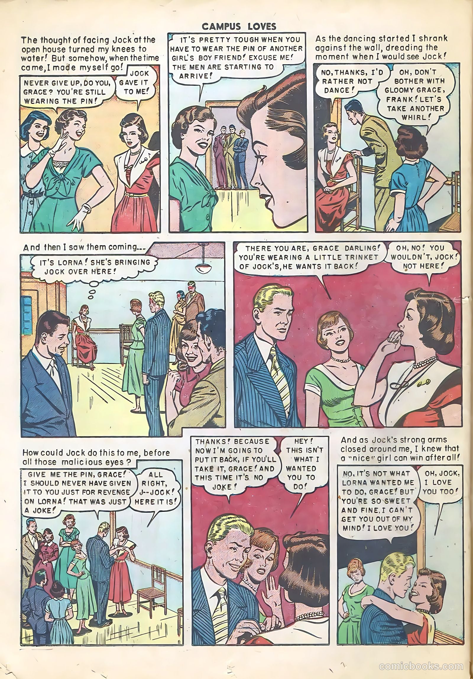 Campus Loves #5 (1950) — page 35 of 51