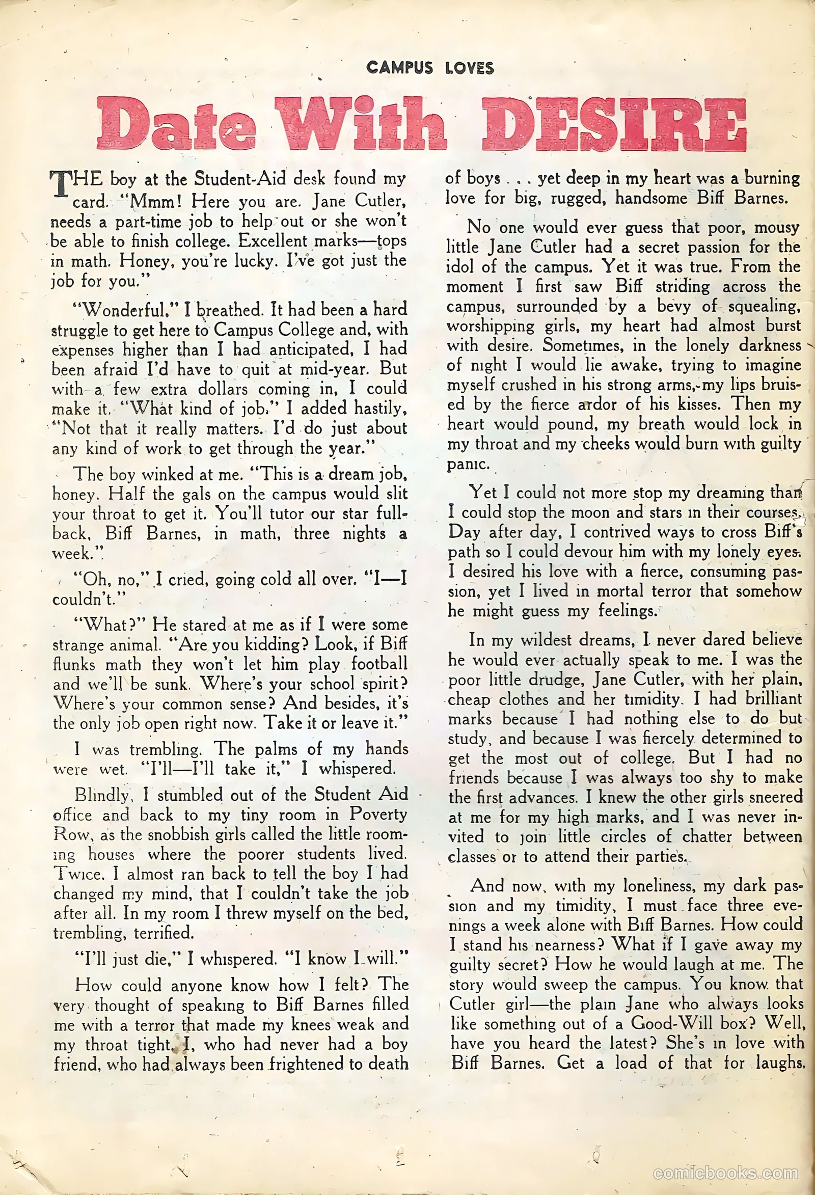 Campus Loves #5 (1950) — page 37 of 51