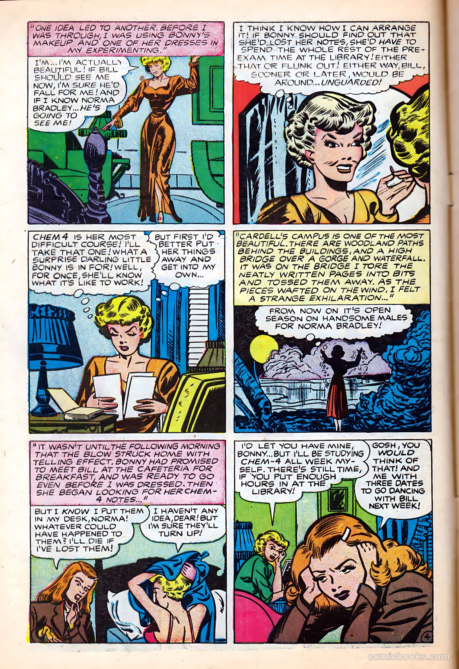 Campus Romance #1 (1949) — page 6 of 36