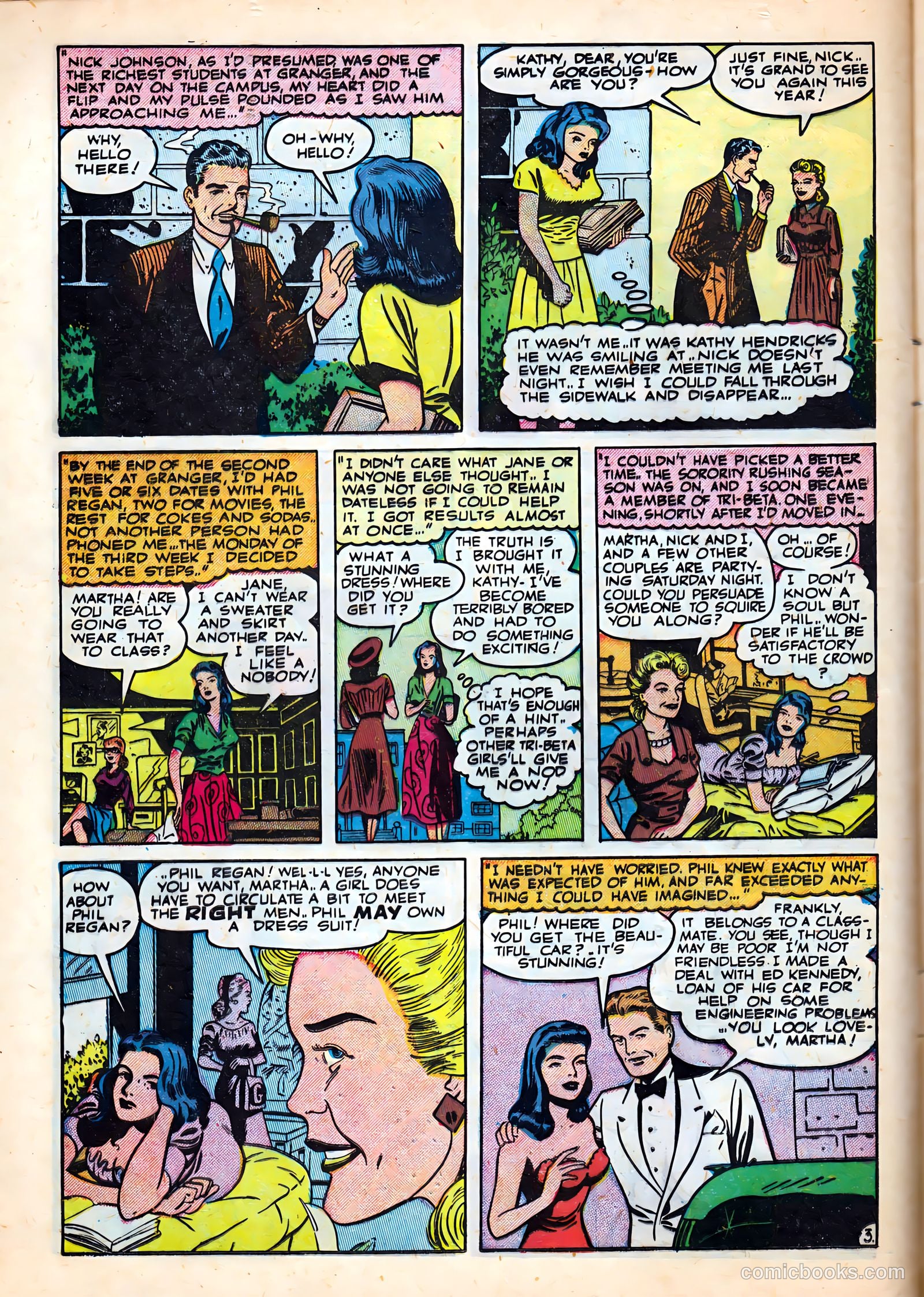 Campus Romance #1 (1949) — page 12 of 36