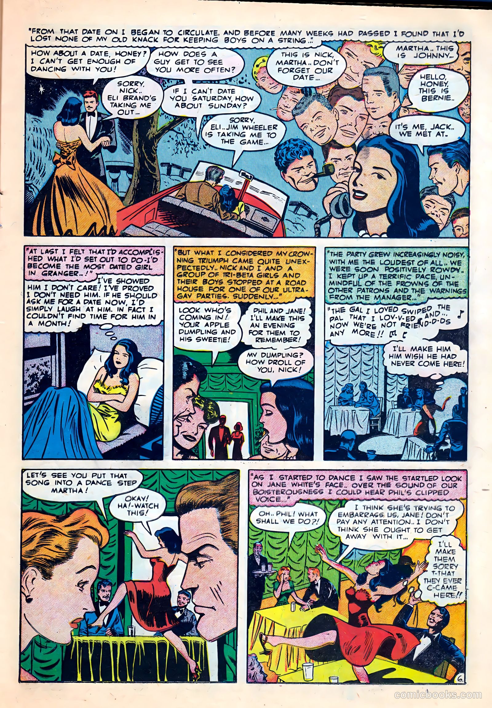 Campus Romance #1 (1949) — page 15 of 36