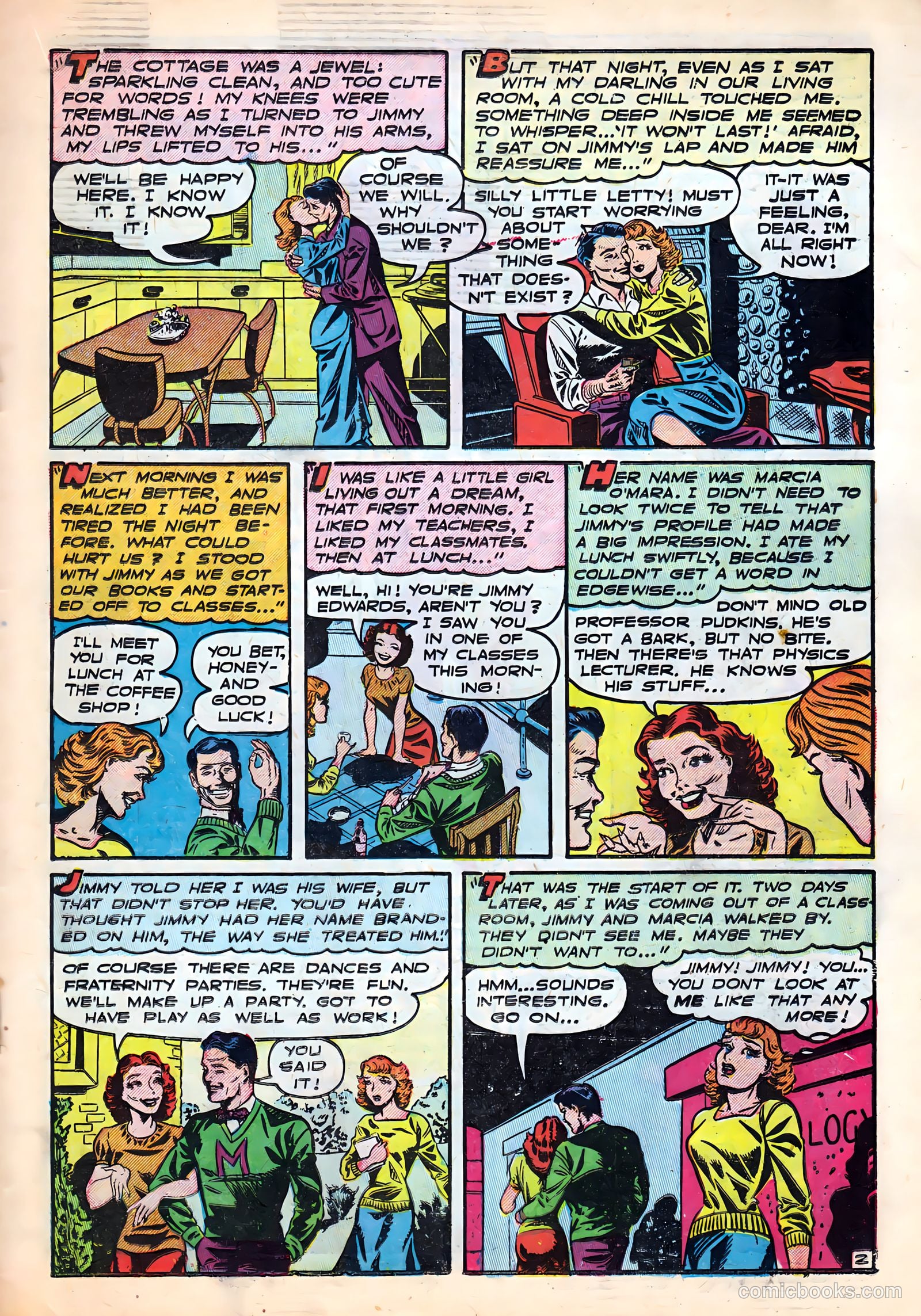 Campus Romance #1 (1949) — page 19 of 36