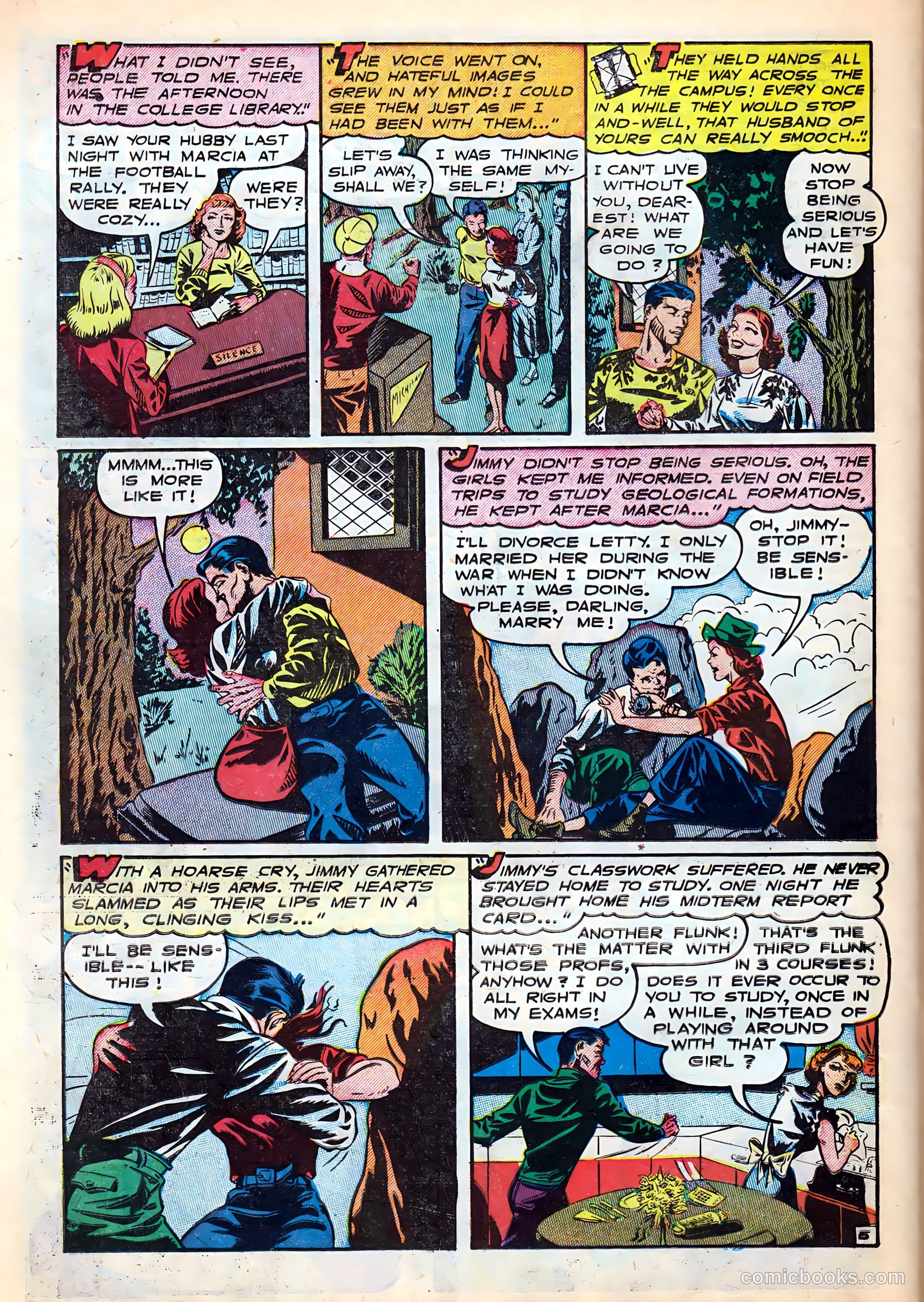 Campus Romance #1 (1949) — page 22 of 36