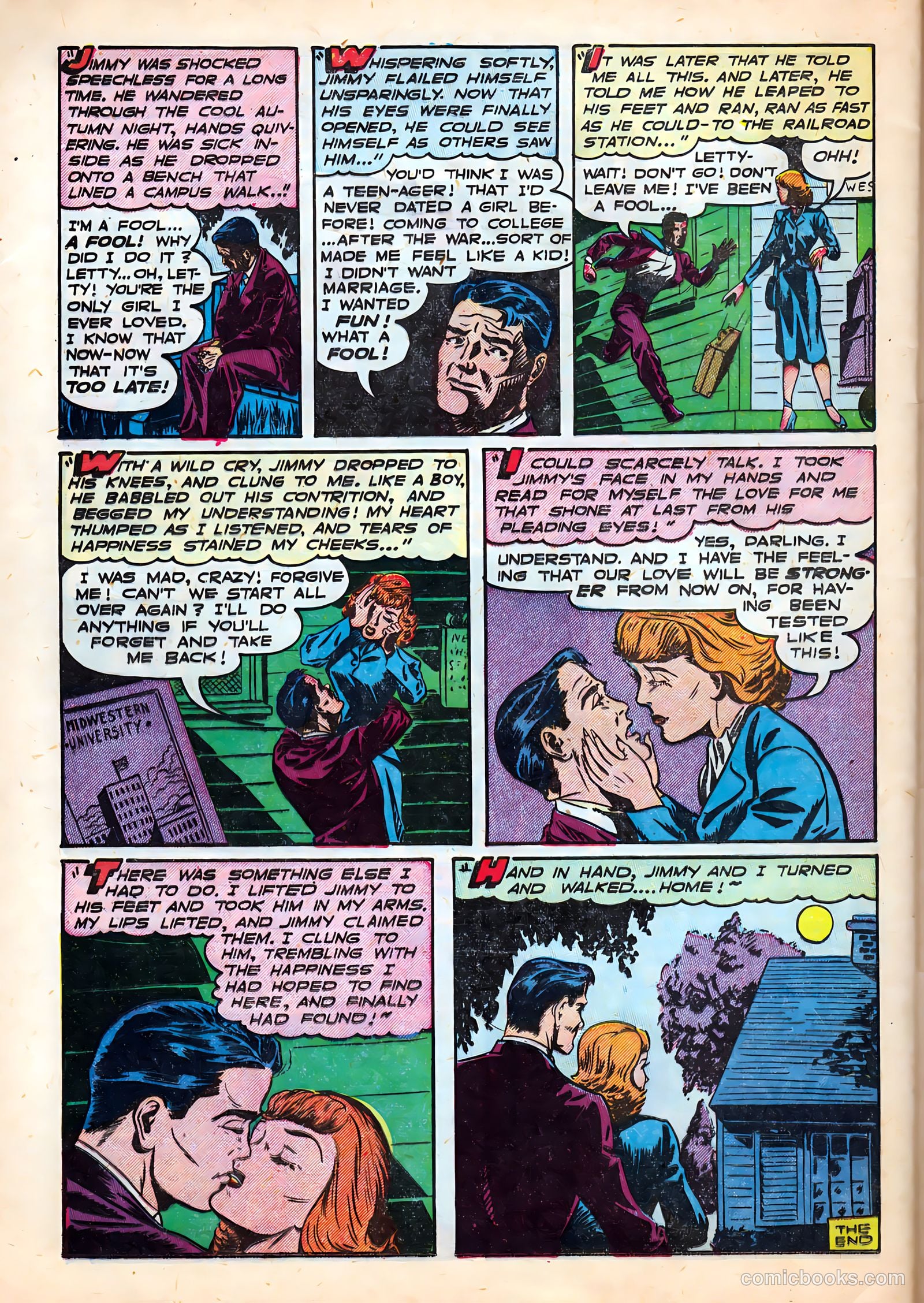 Campus Romance #1 (1949) — page 24 of 36