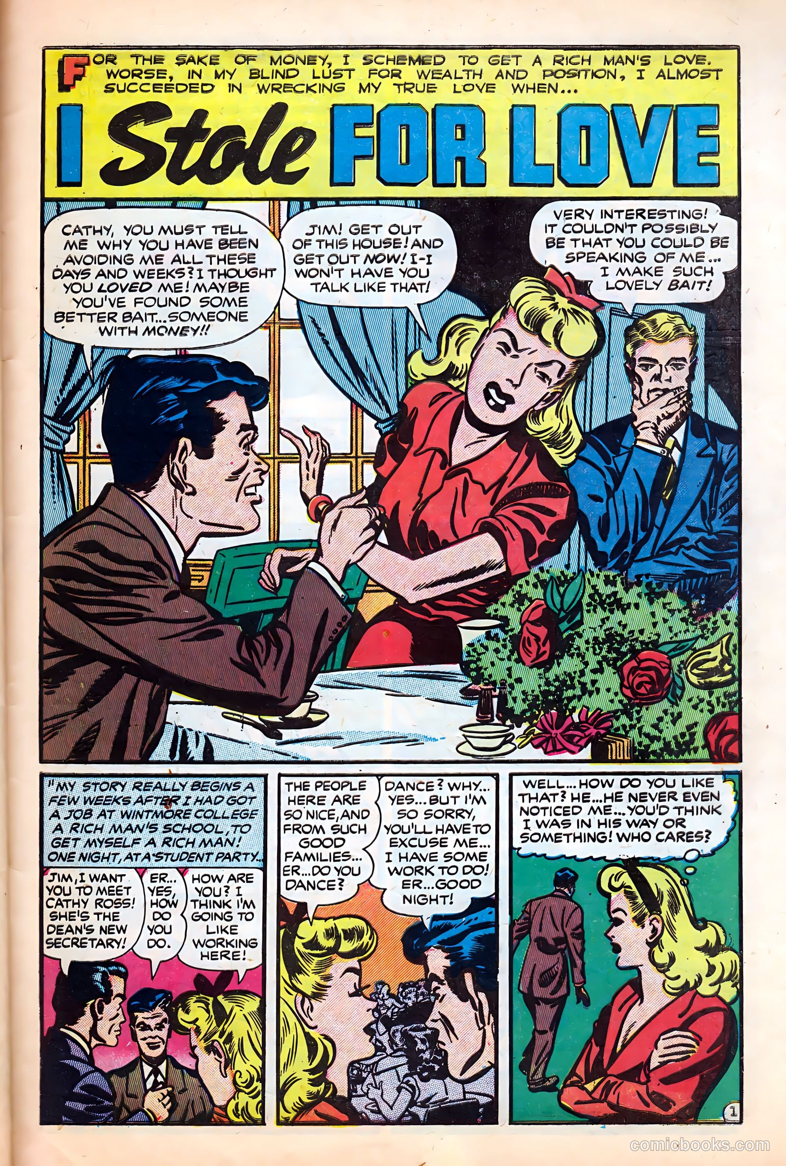 Campus Romance #1 (1949) — page 27 of 36