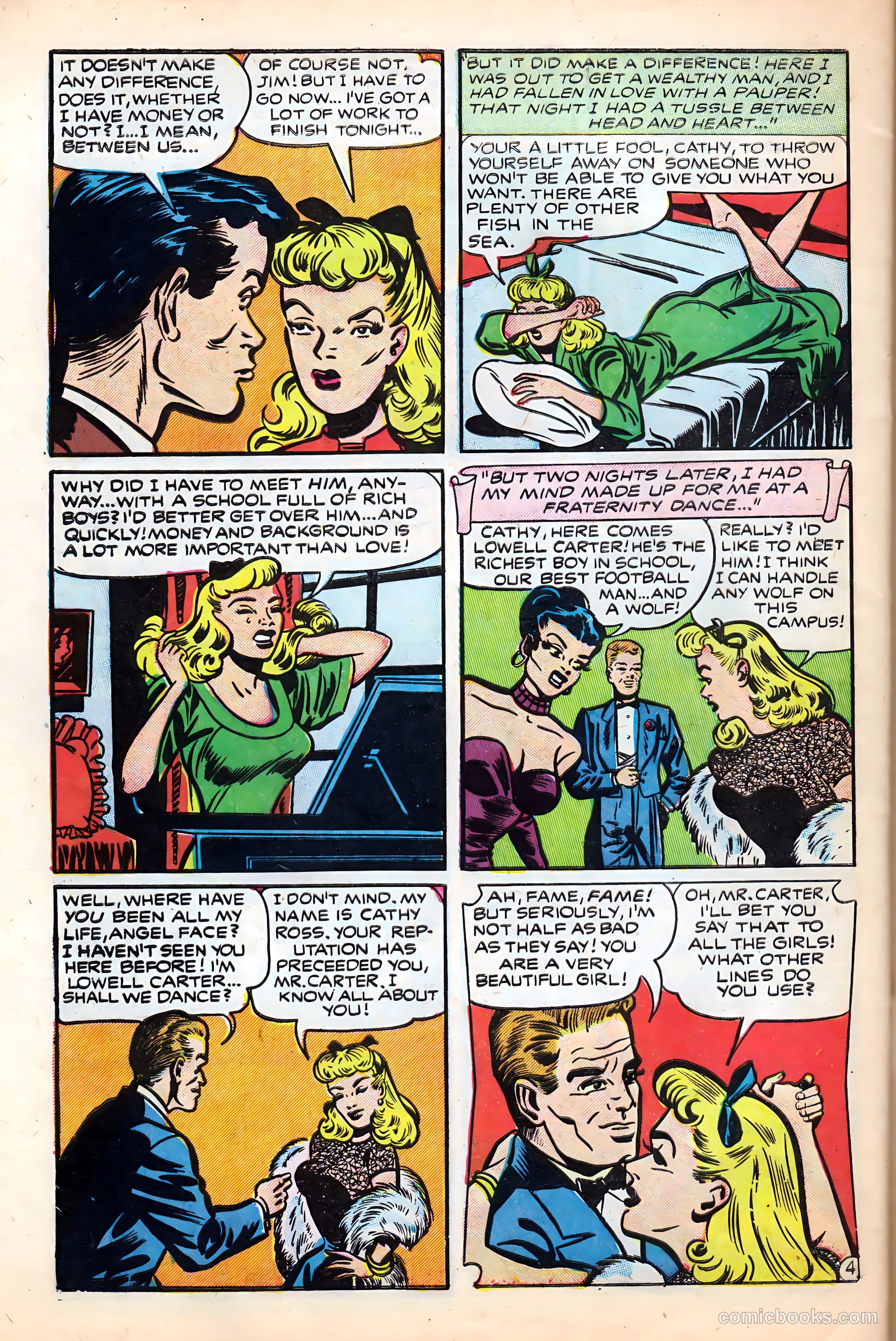 Campus Romance #1 (1949) — page 30 of 36