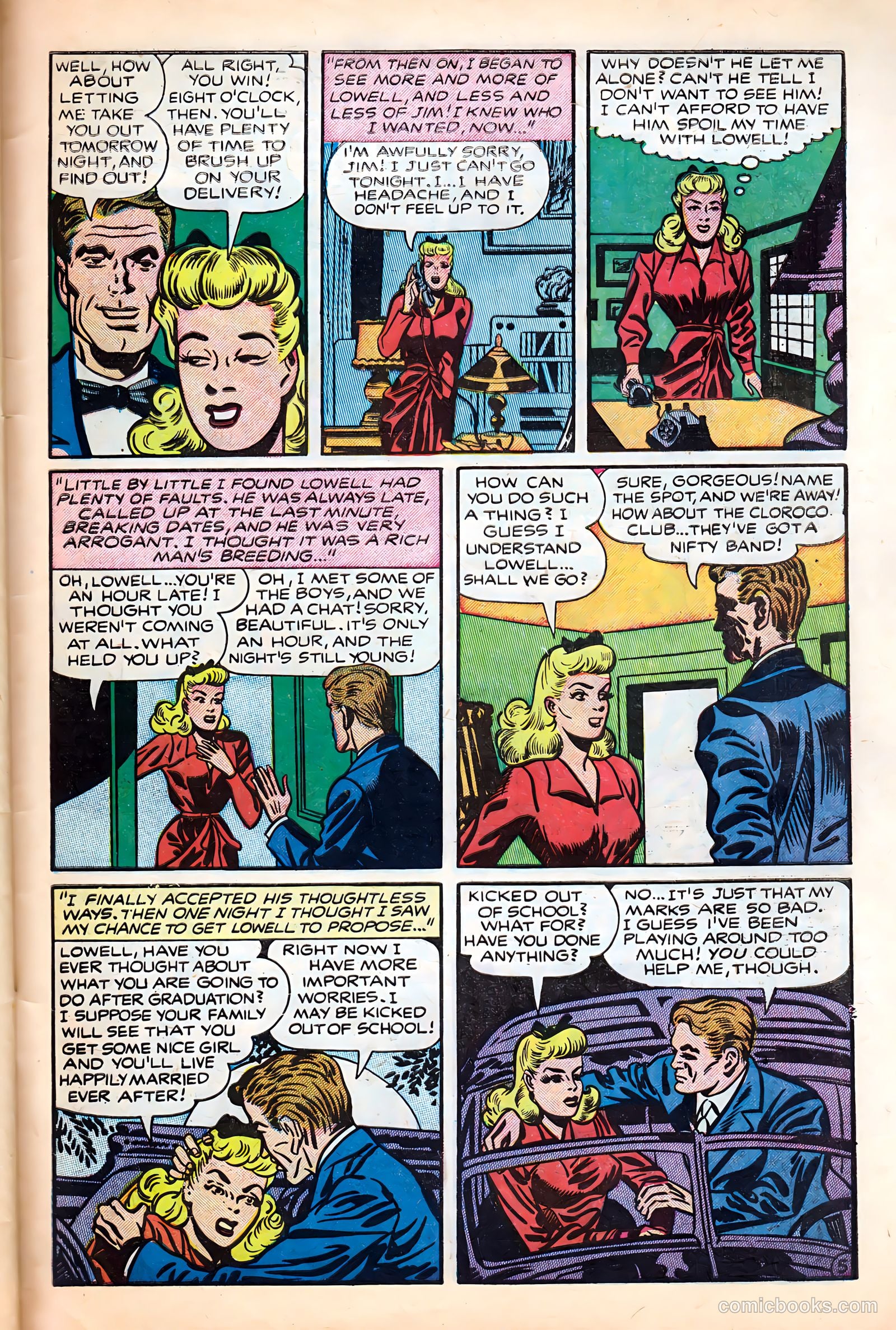 Campus Romance #1 (1949) — page 31 of 36