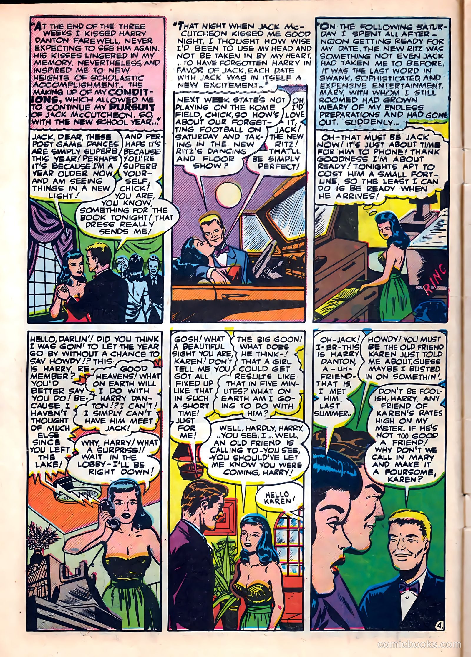 Campus Romance #2 (1949) — page 6 of 36
