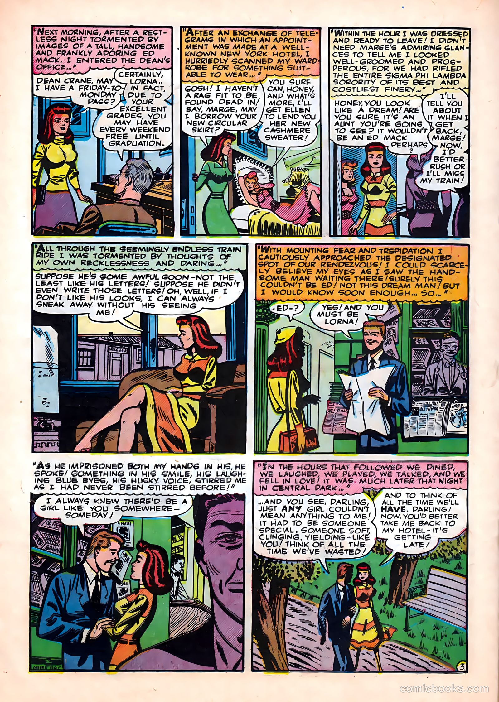 Campus Romance #2 (1949) — page 22 of 36