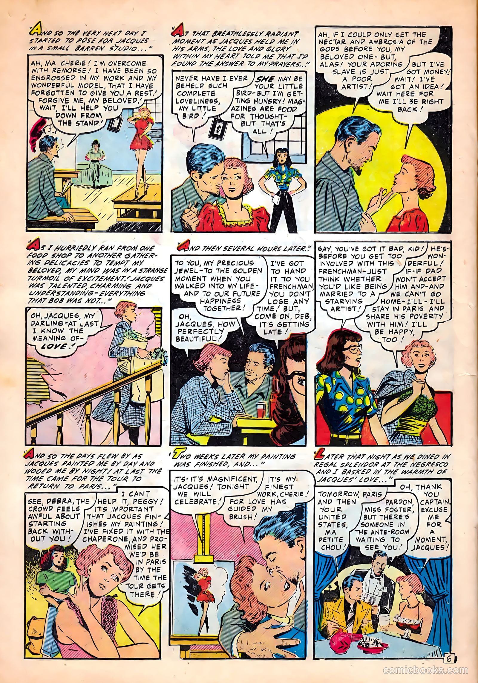 Campus Romance #3 (1950) — page 8 of 36