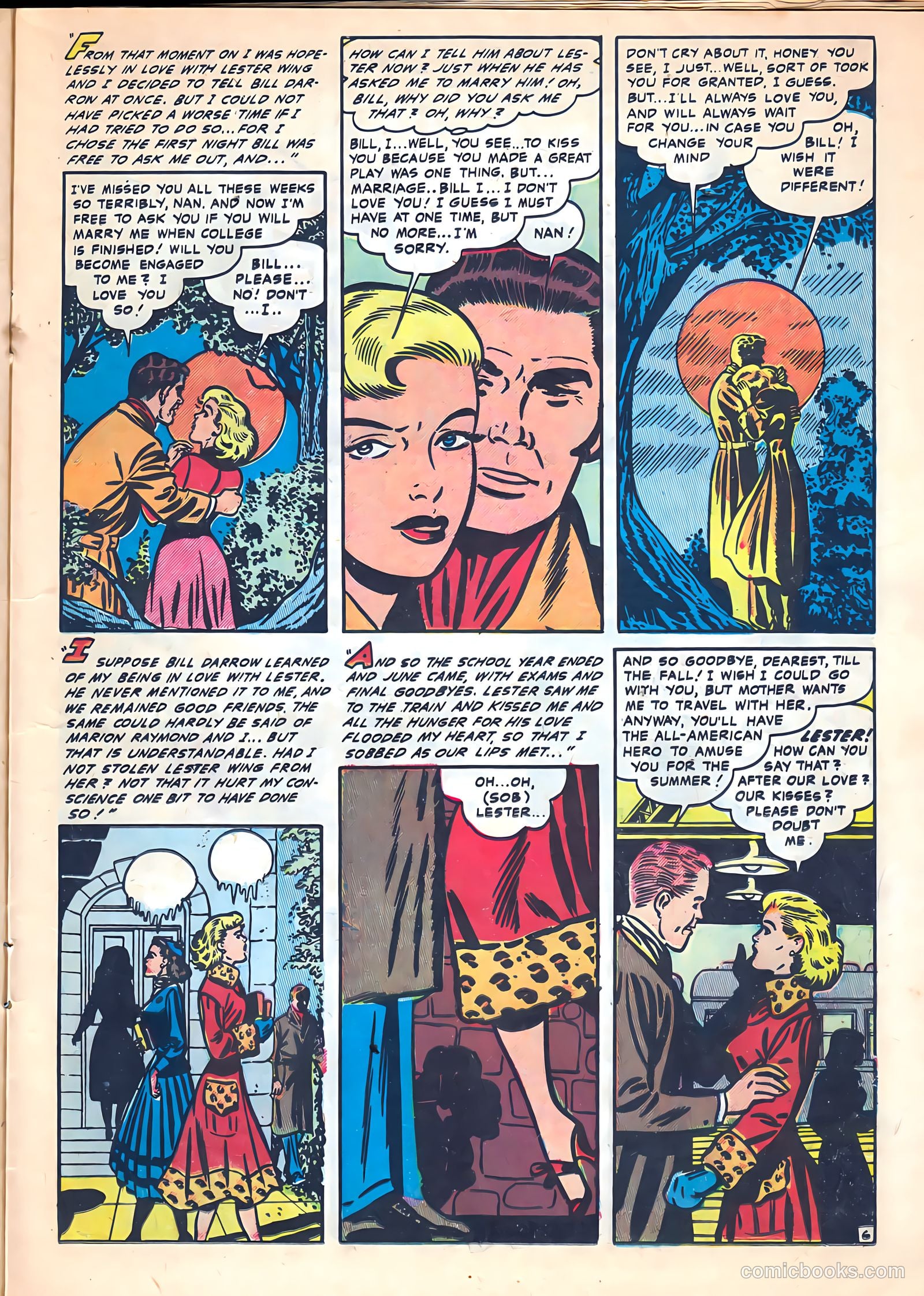 Campus Romance #3 (1950) — page 15 of 36