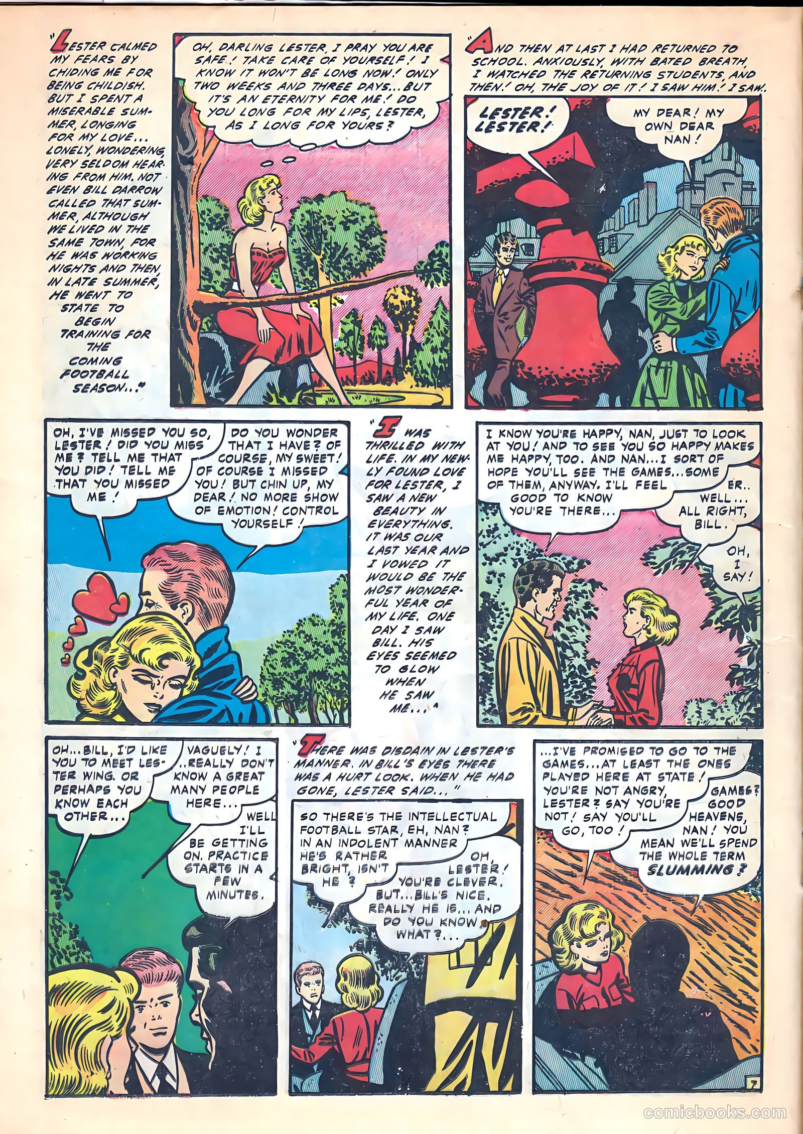 Campus Romance #3 (1950) — page 16 of 36