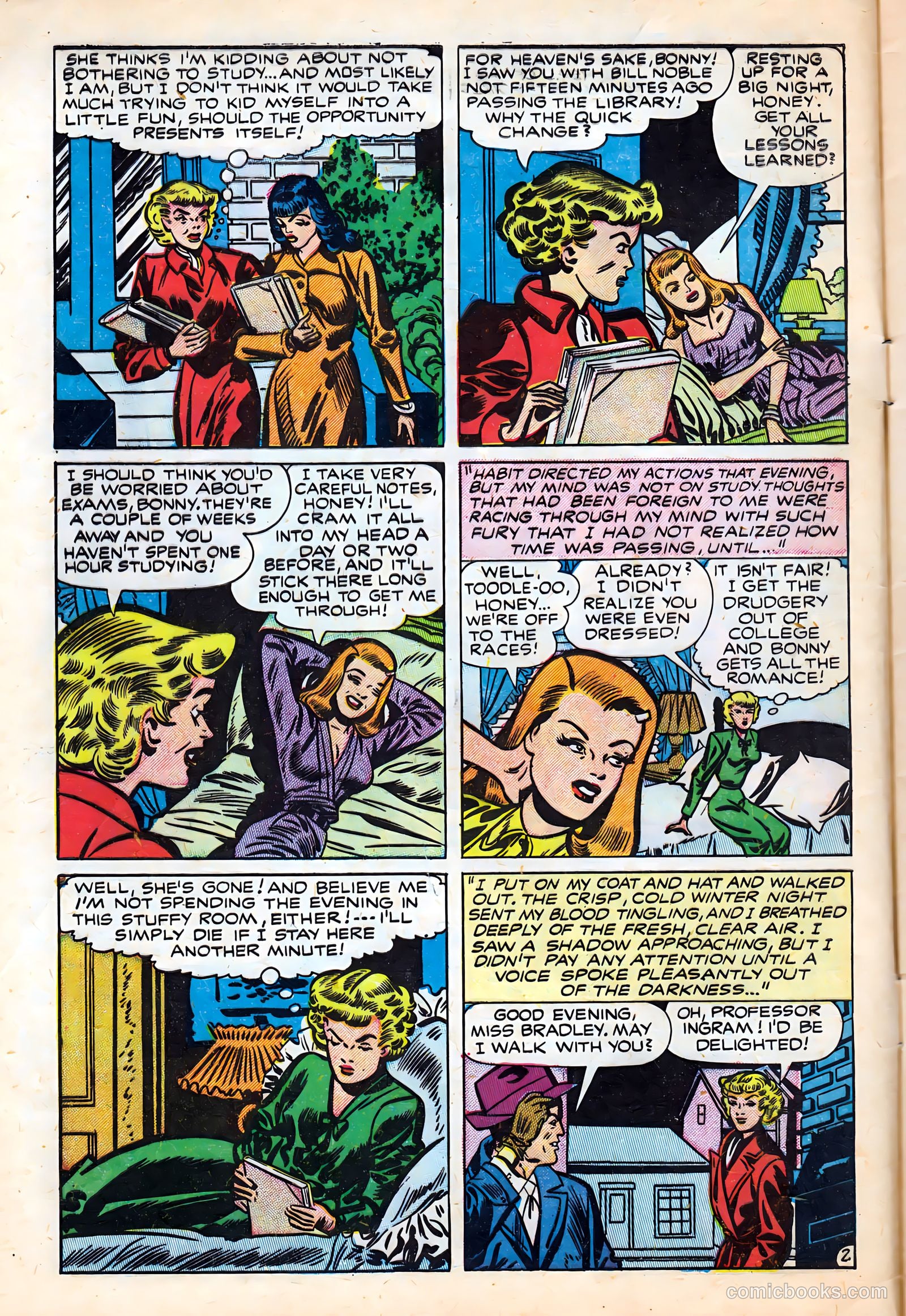 Campus Romances #1 (1949) — page 4 of 36