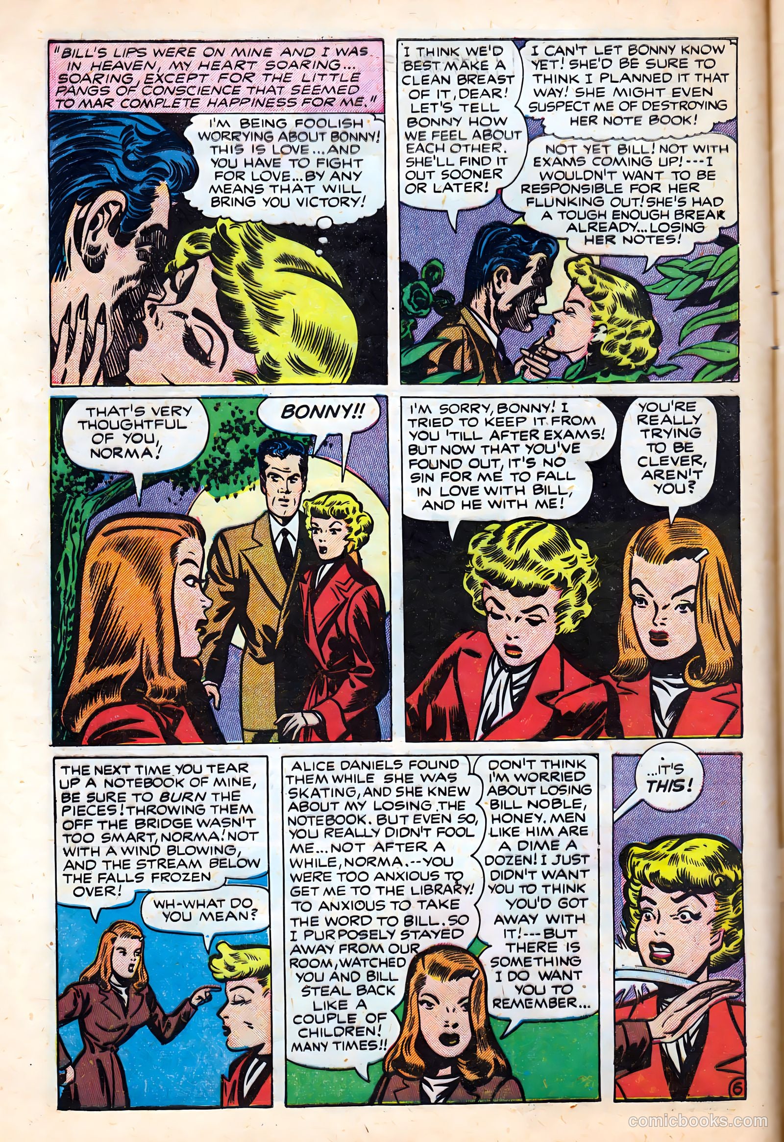 Campus Romances #1 (1949) — page 8 of 36