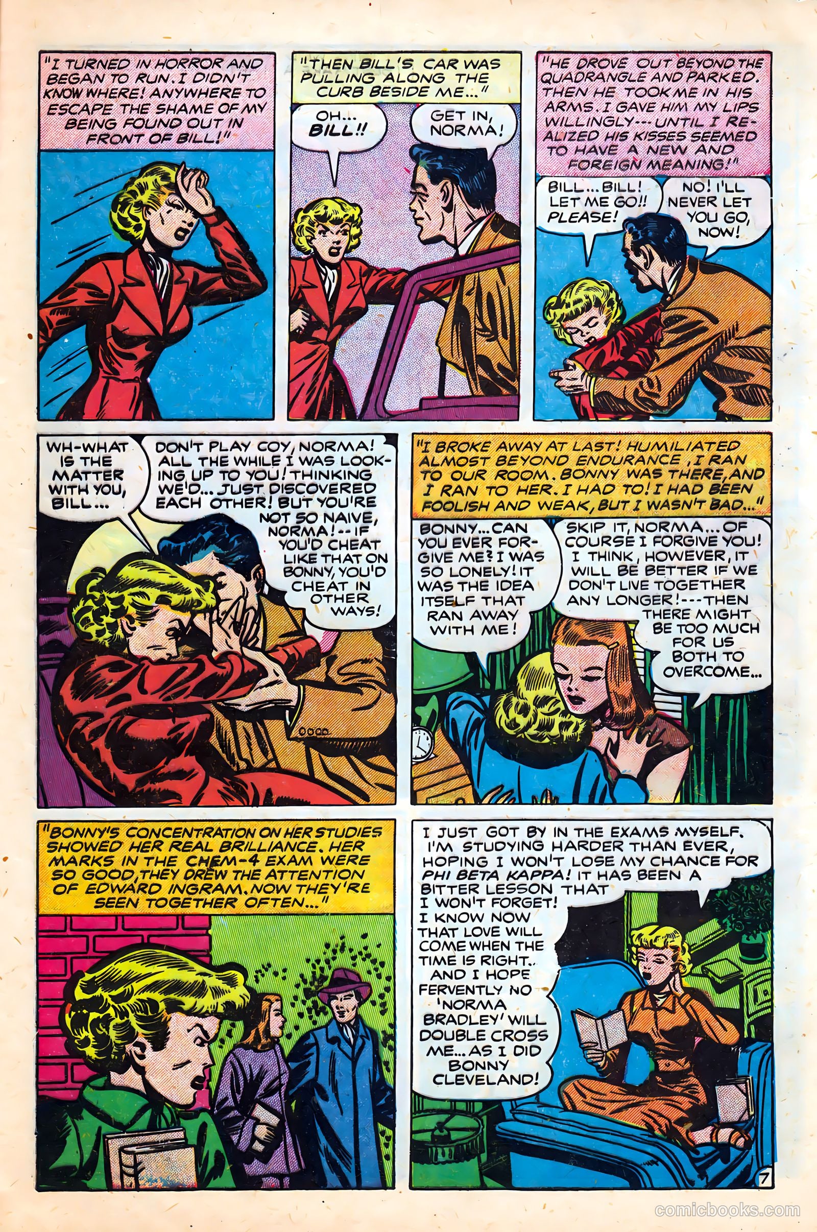 Campus Romances #1 (1949) — page 9 of 36
