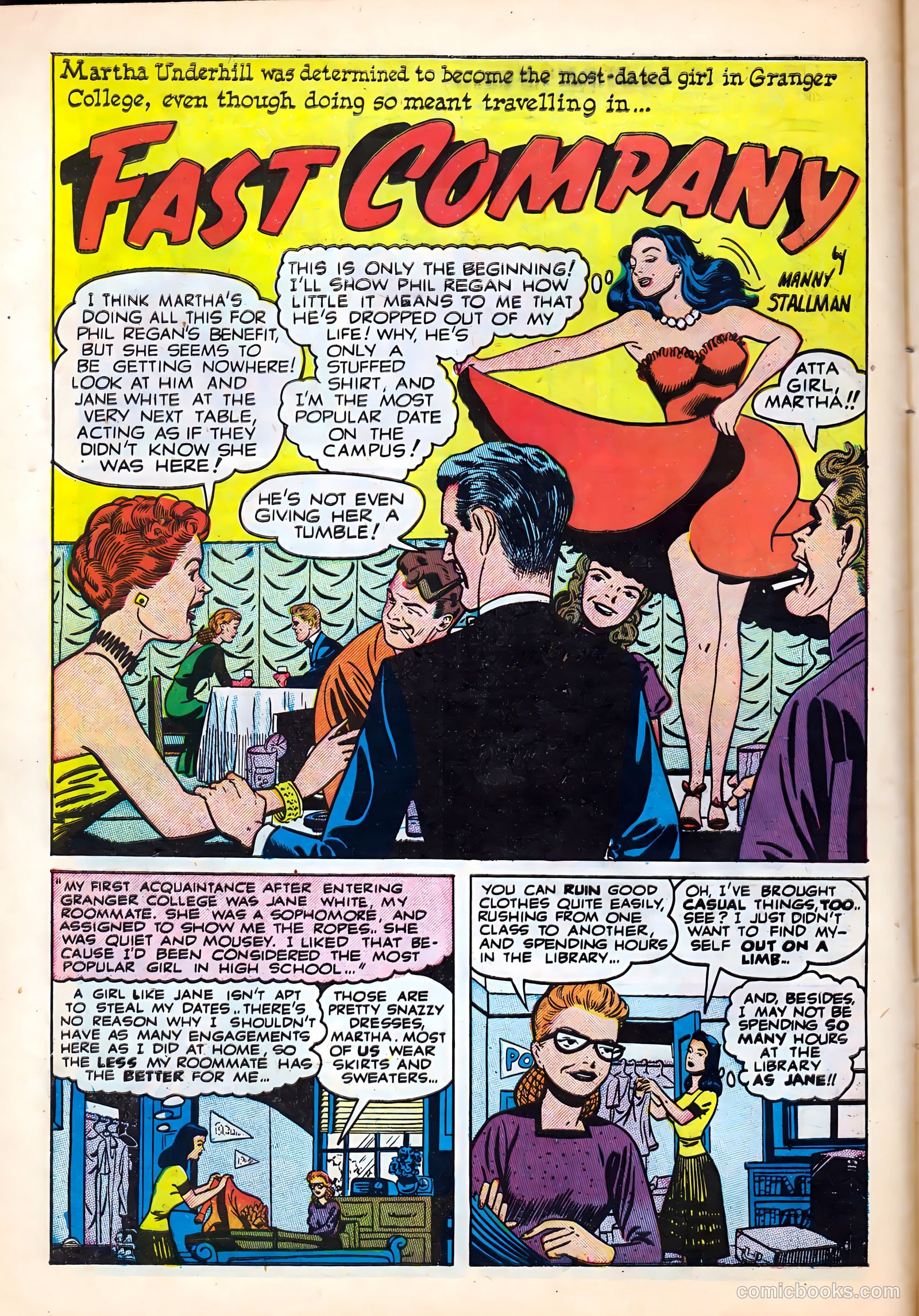 Campus Romances #1 (1949) — page 10 of 36