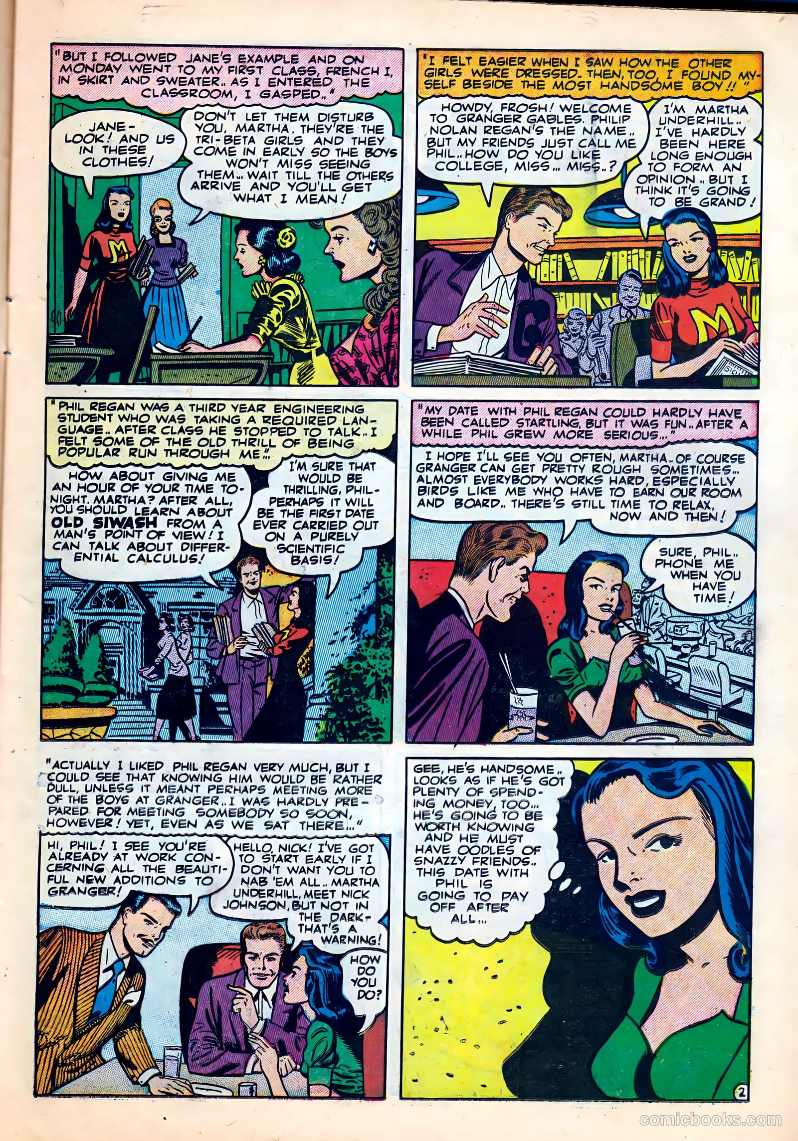Campus Romances #1 (1949) — page 11 of 36