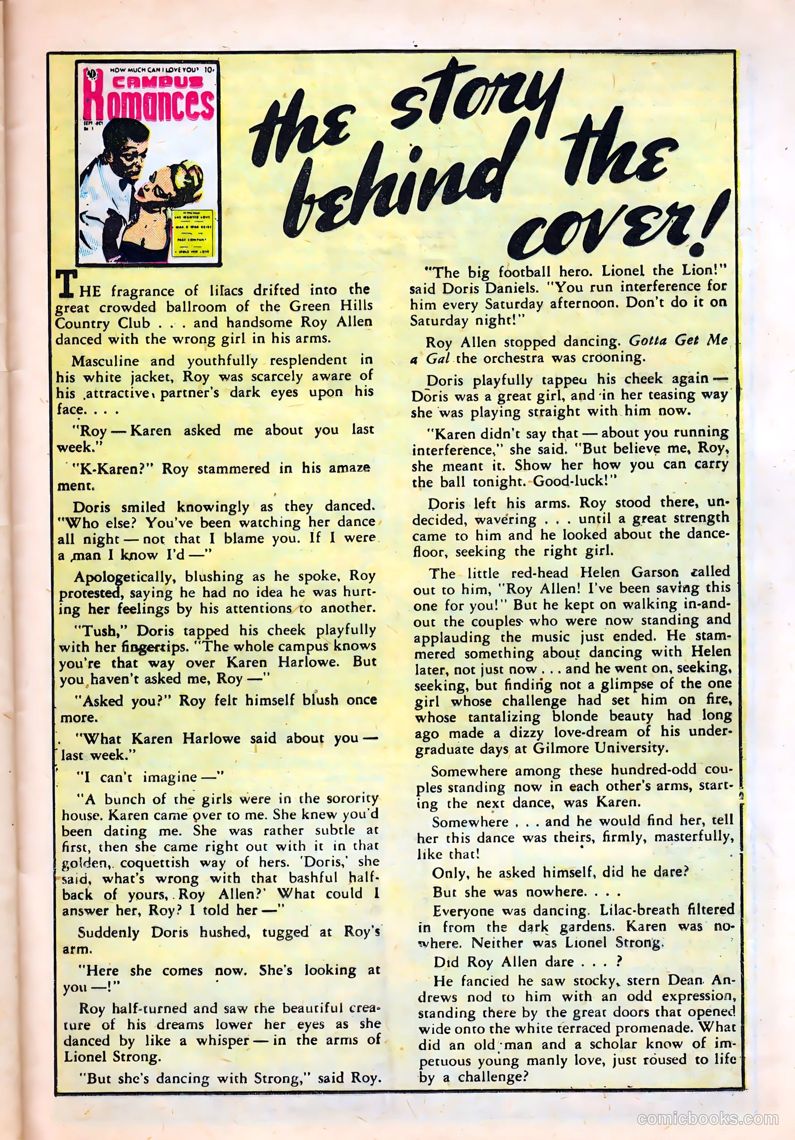 Campus Romances #1 (1949) — page 25 of 36