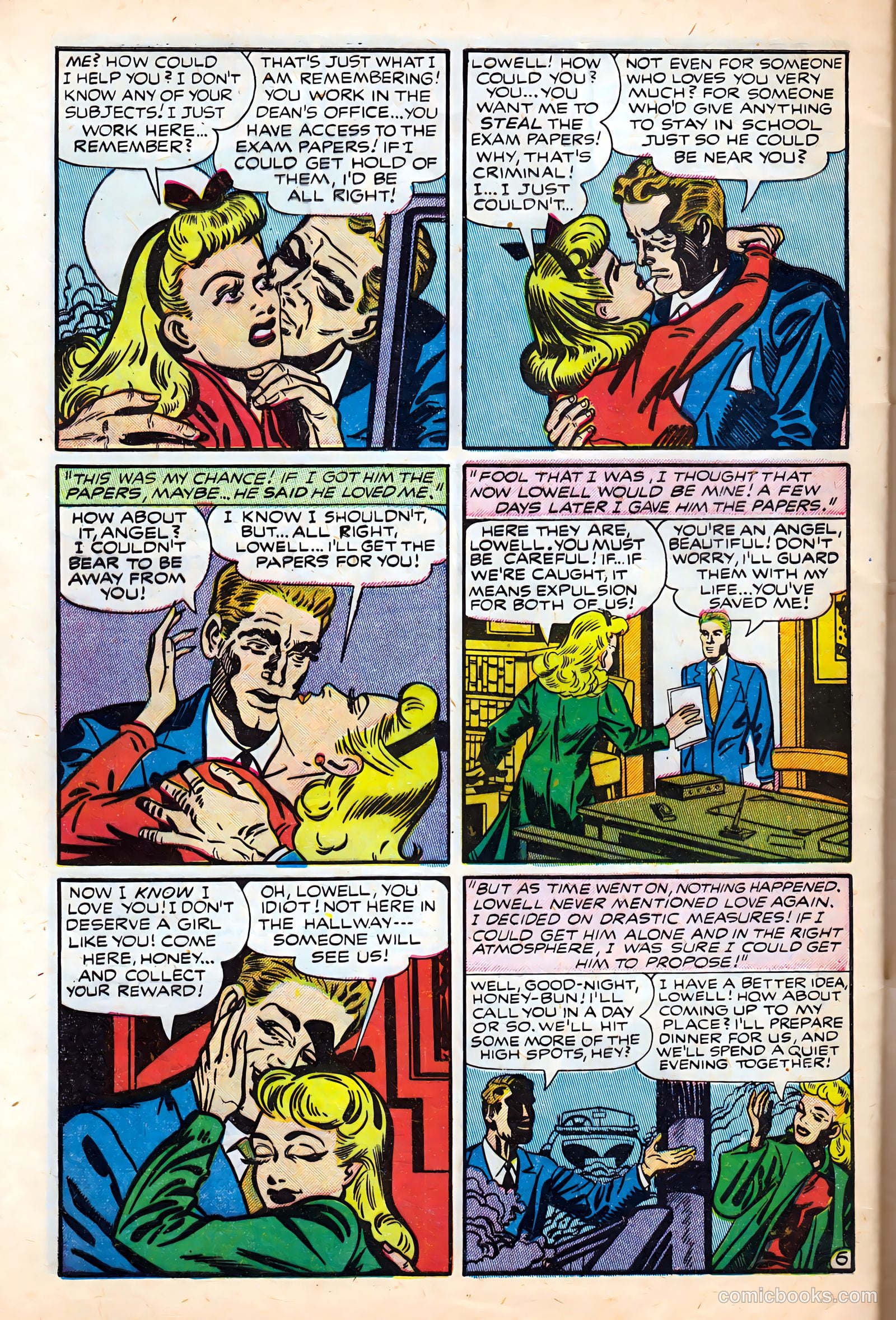 Campus Romances #1 (1949) — page 32 of 36