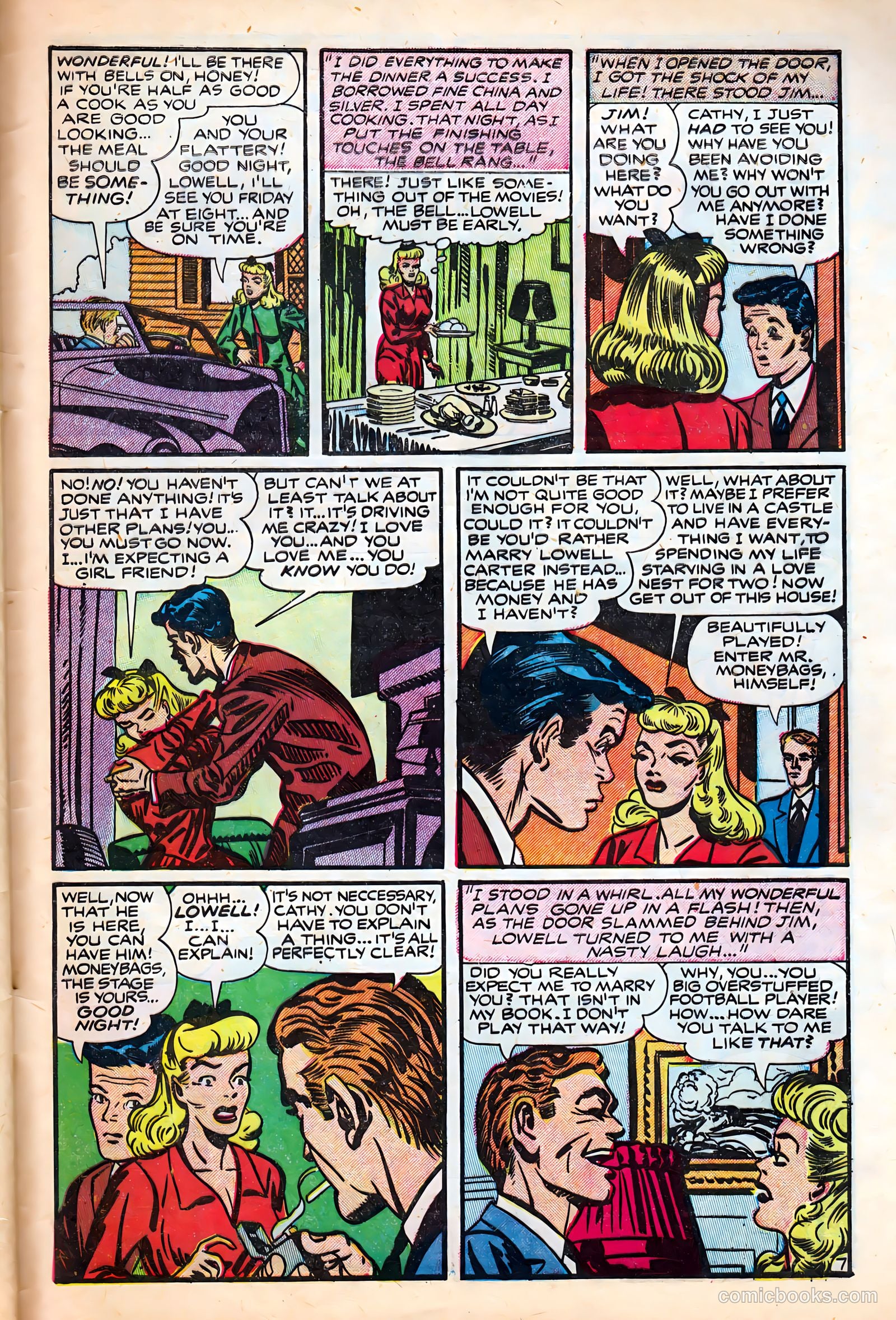 Campus Romances #1 (1949) — page 33 of 36