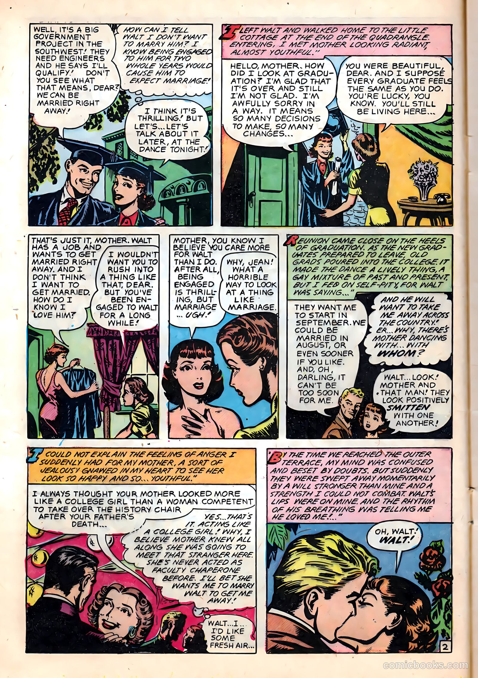 Campus Romances #2 (1949) — page 12 of 36