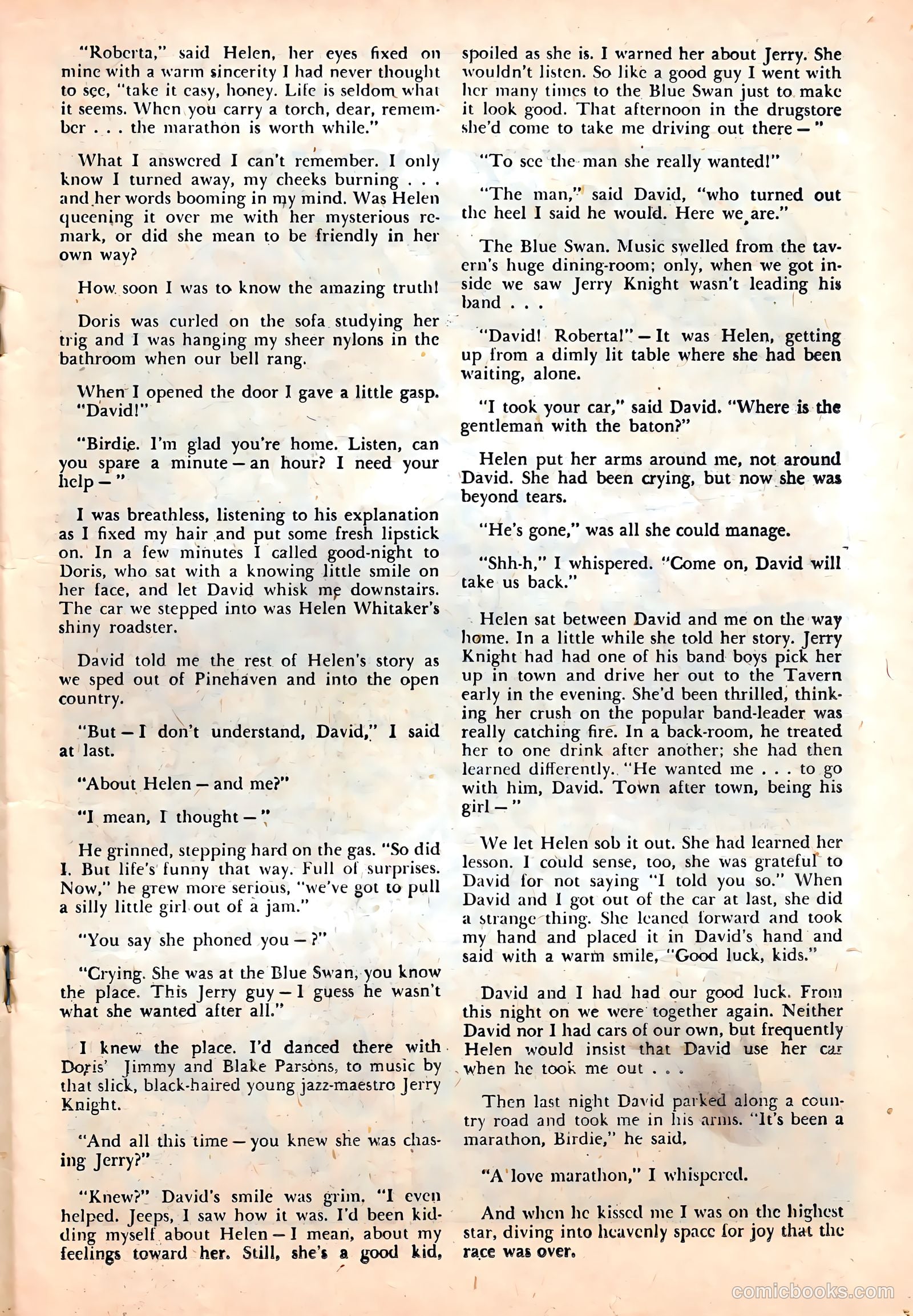 Campus Romances #2 (1949) — page 19 of 36