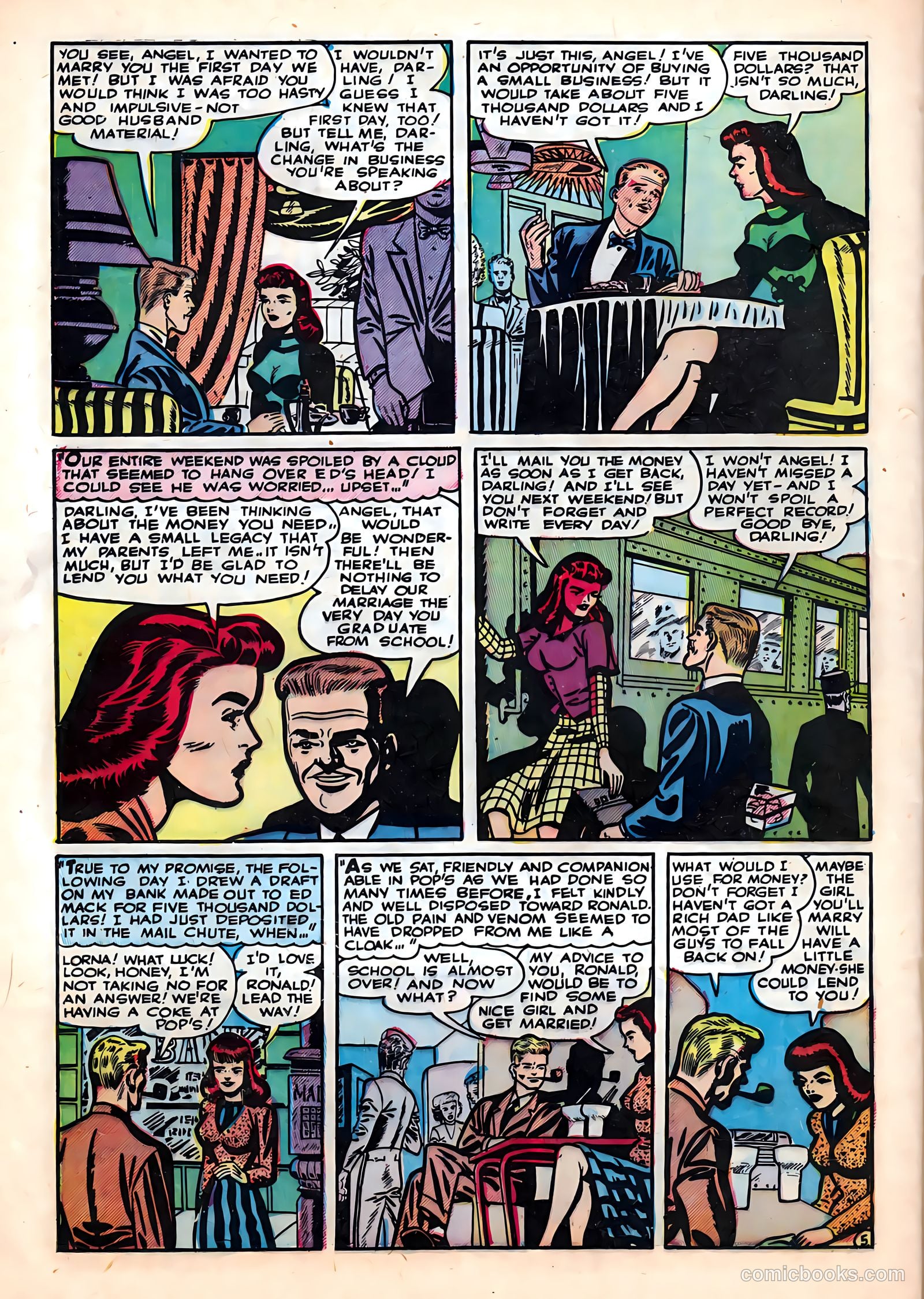Campus Romances #2 (1949) — page 24 of 36