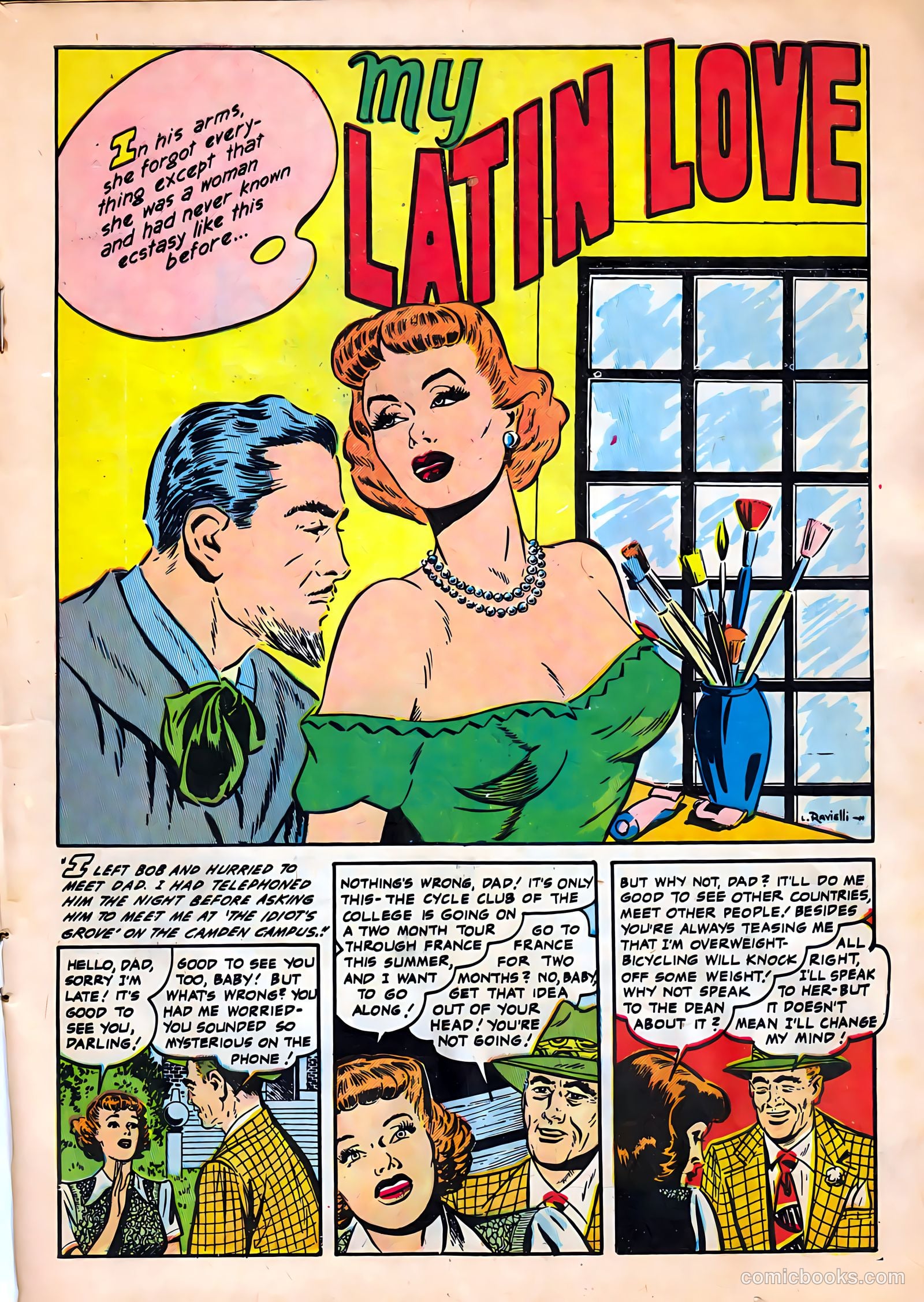 Campus Romances #3 (1950) — page 3 of 36