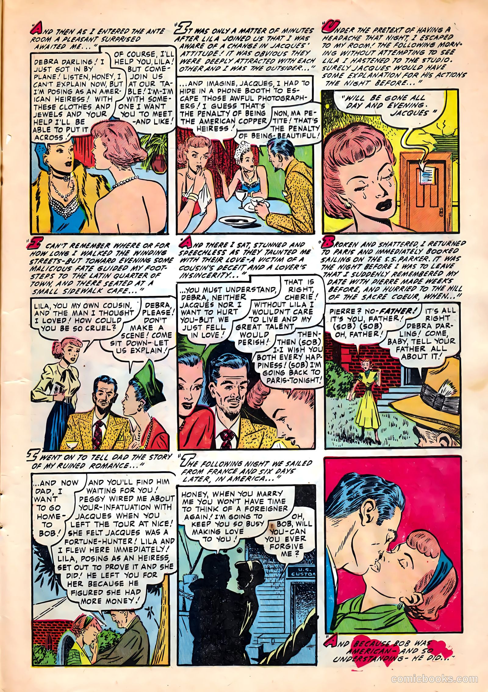 Campus Romances #3 (1950) — page 9 of 36