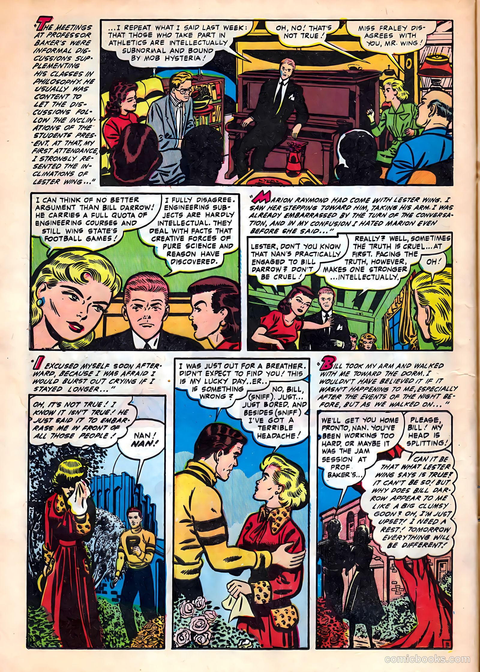 Campus Romances #3 (1950) — page 12 of 36