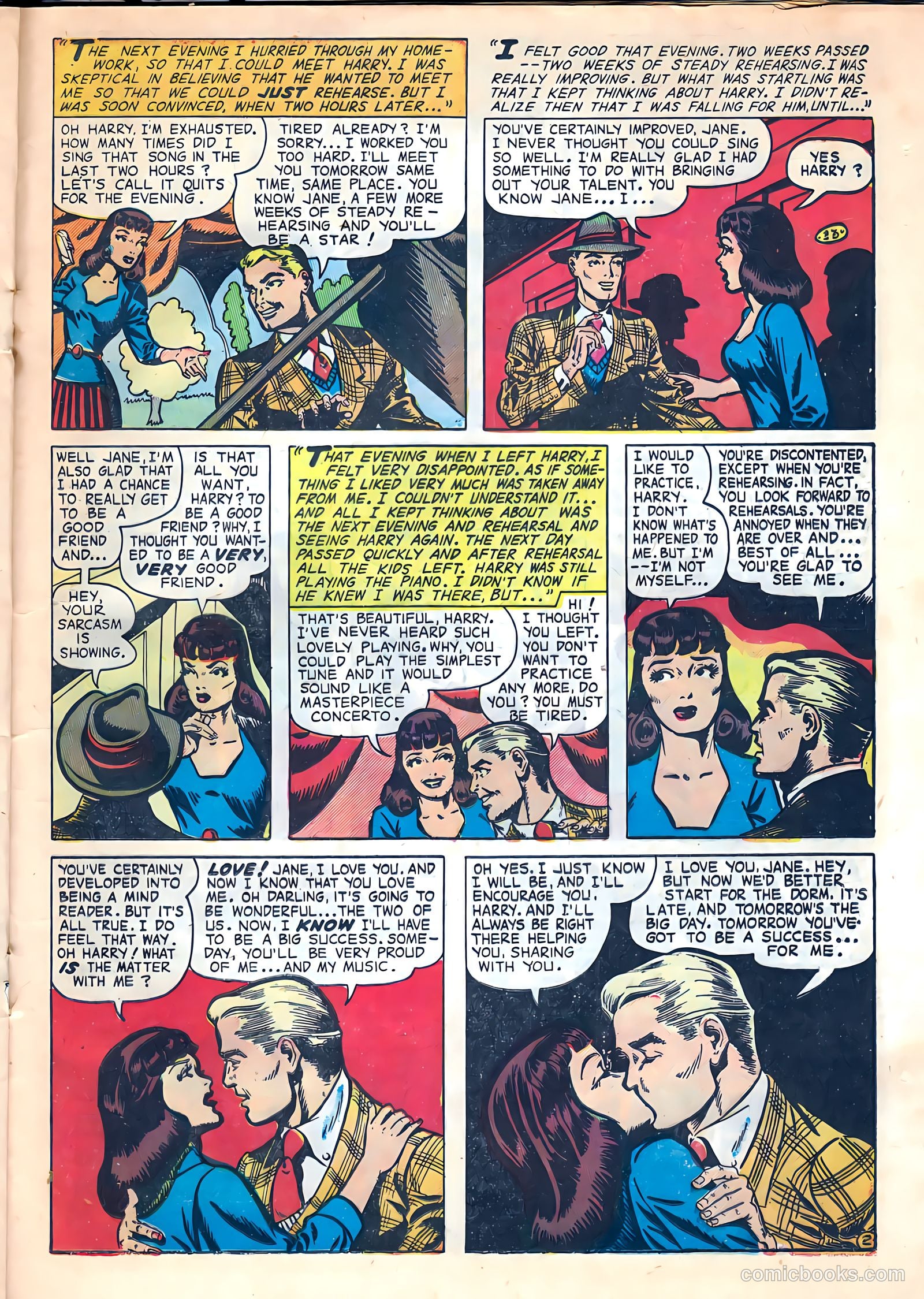 Campus Romances #3 (1950) — page 21 of 36