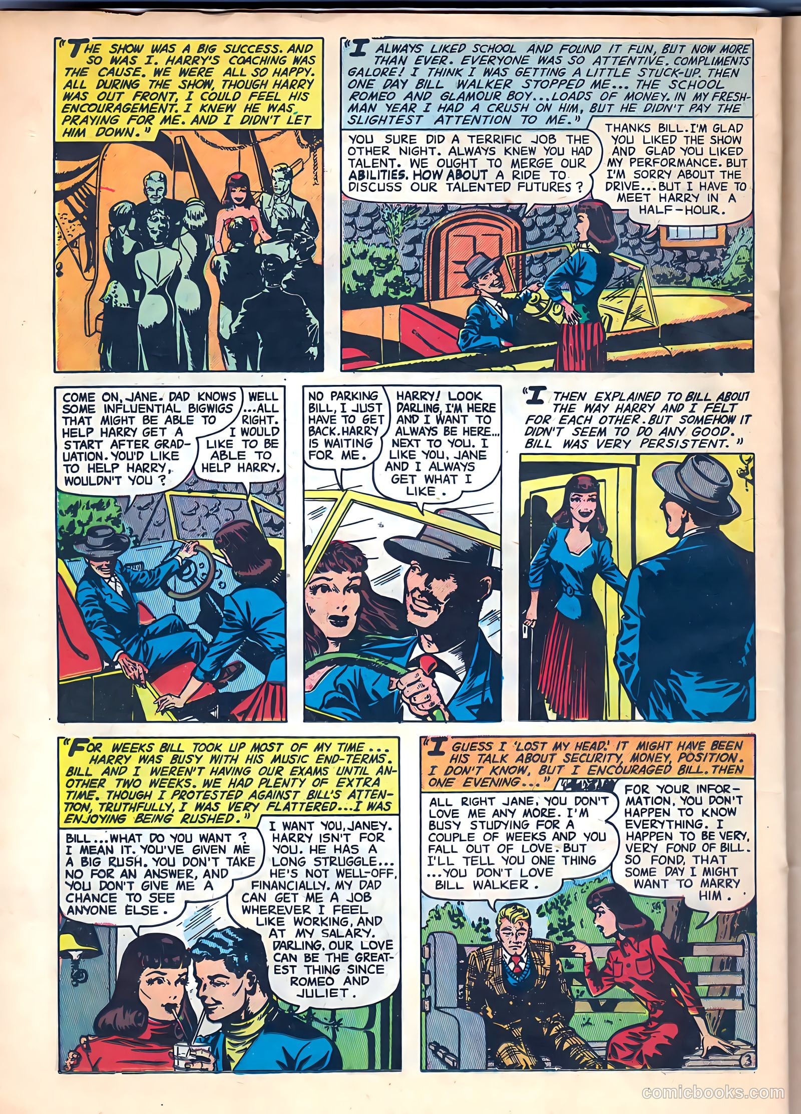 Campus Romances #3 (1950) — page 22 of 36