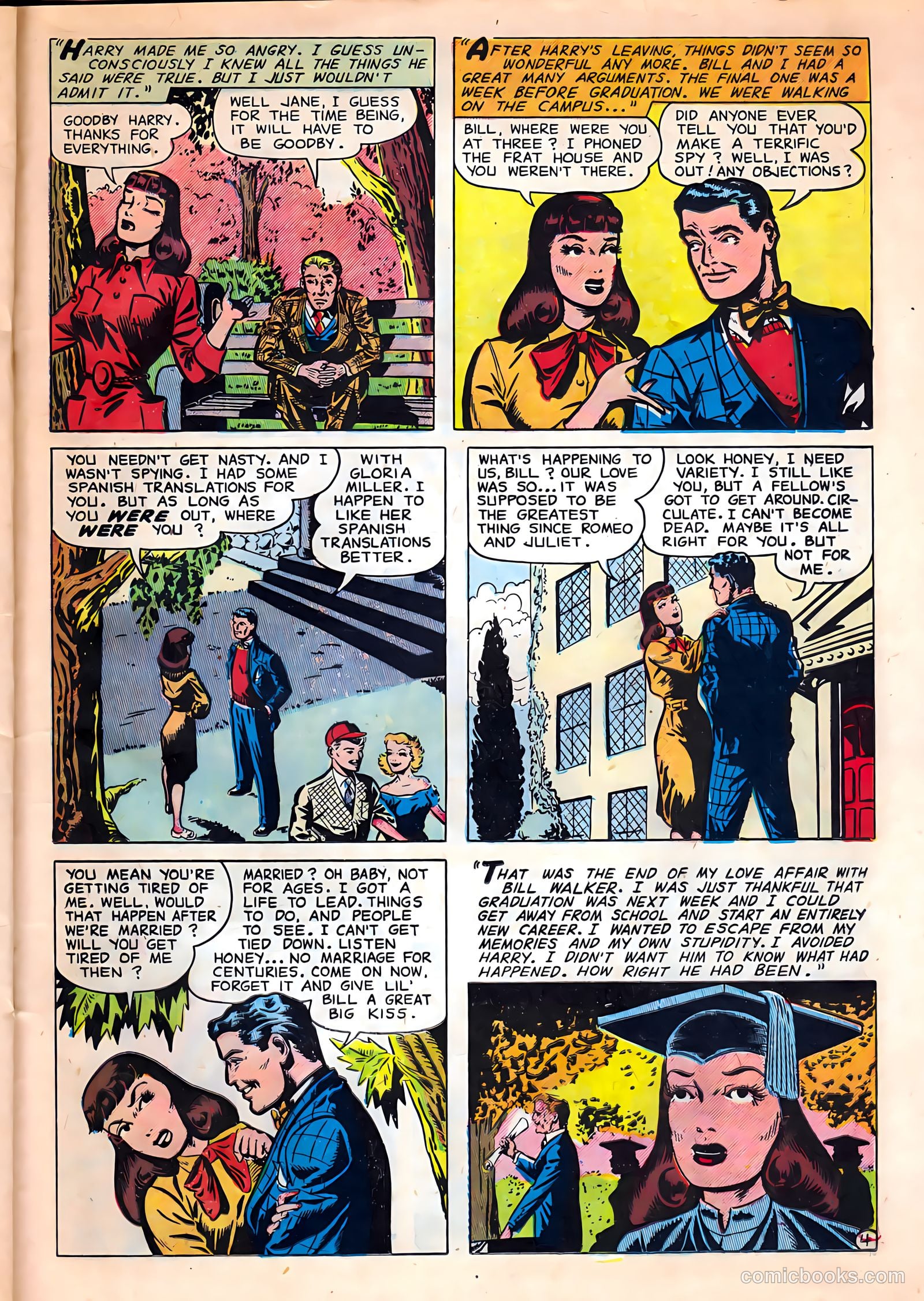 Campus Romances #3 (1950) — page 23 of 36
