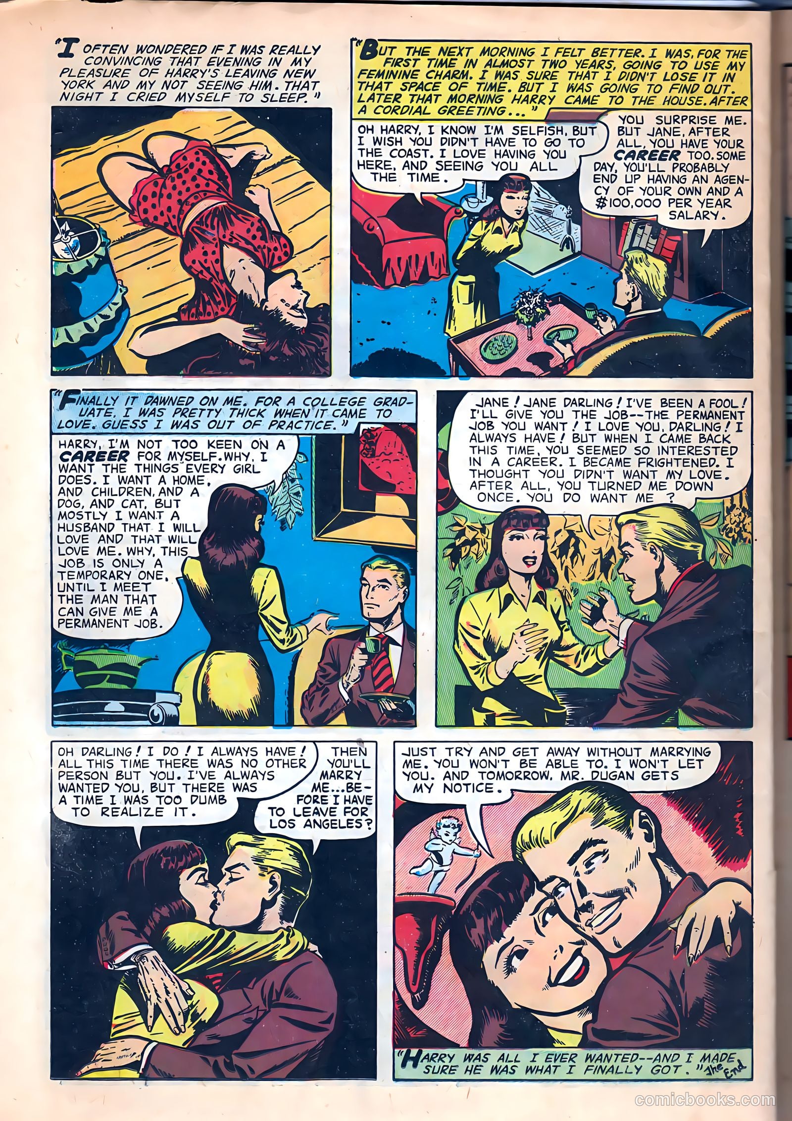 Campus Romances #3 (1950) — page 26 of 36