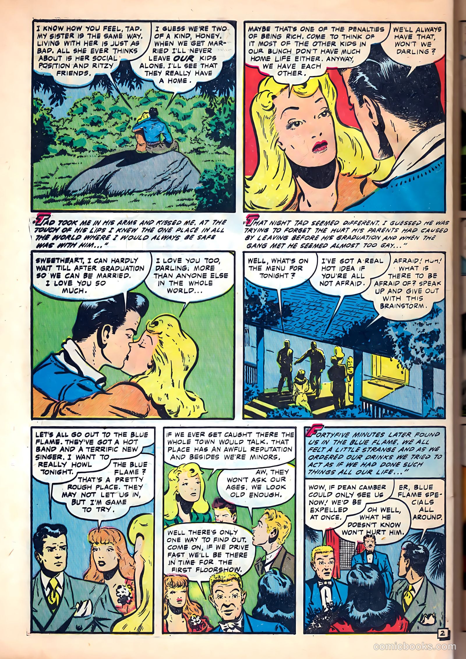 Campus Romances #3 (1950) — page 28 of 36